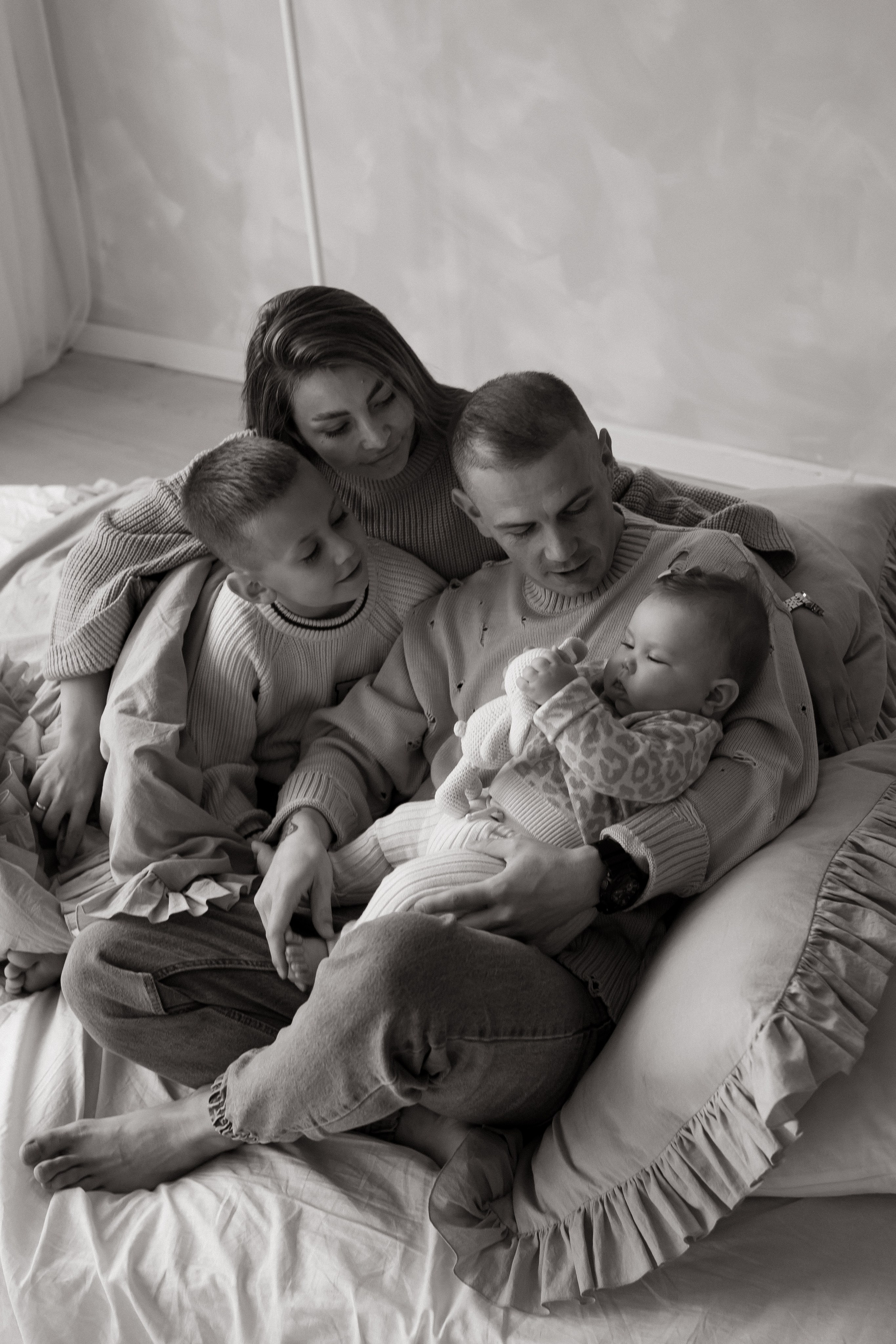 Семейная и детская фотосъемка в студии в Архангельске. Портретный и свадебный фотограф в Архангельске Елизавета Стрекаловская