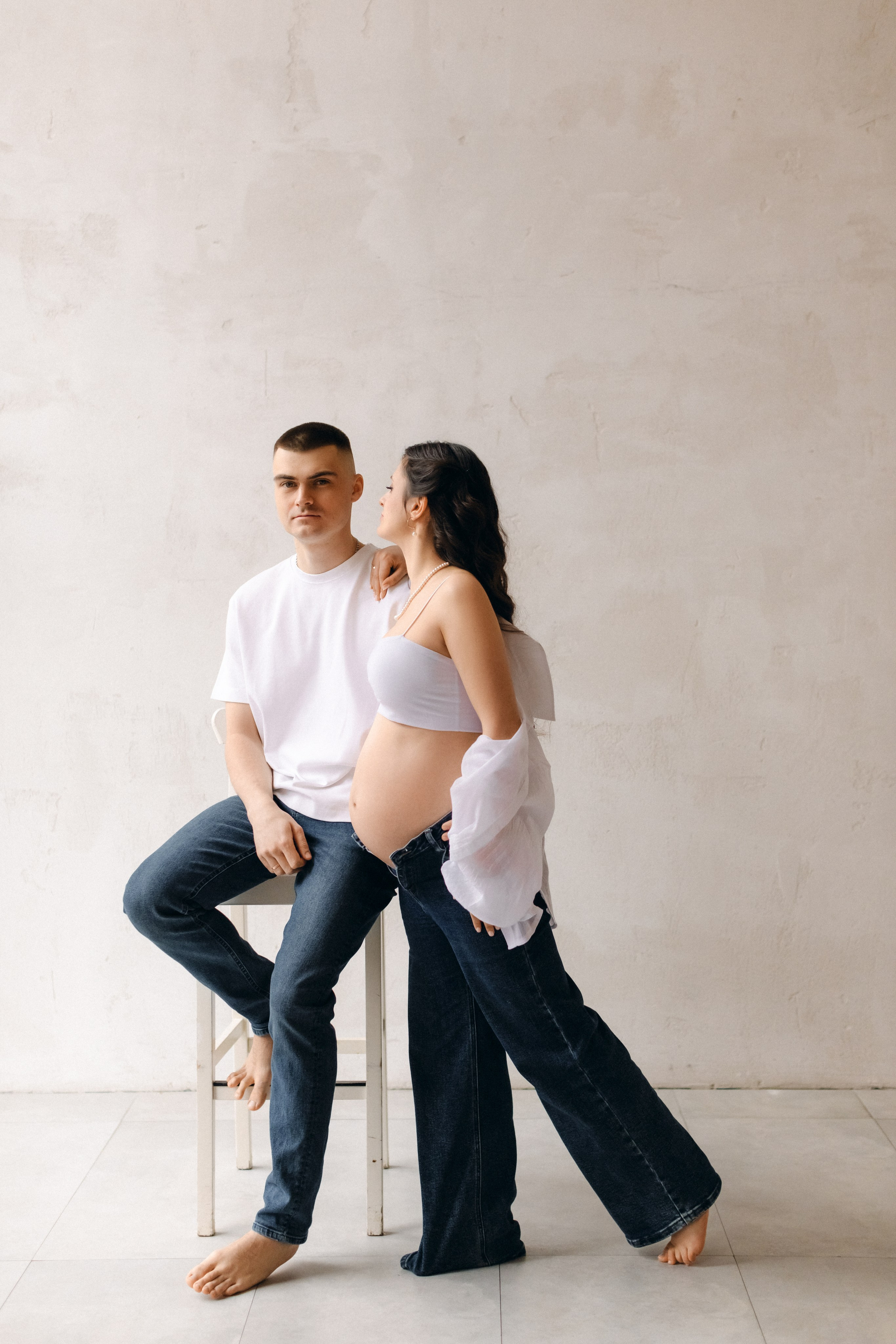 Анастасия. Уютная фотосессия беременности. Фотограф в Москве Ольга Сатони