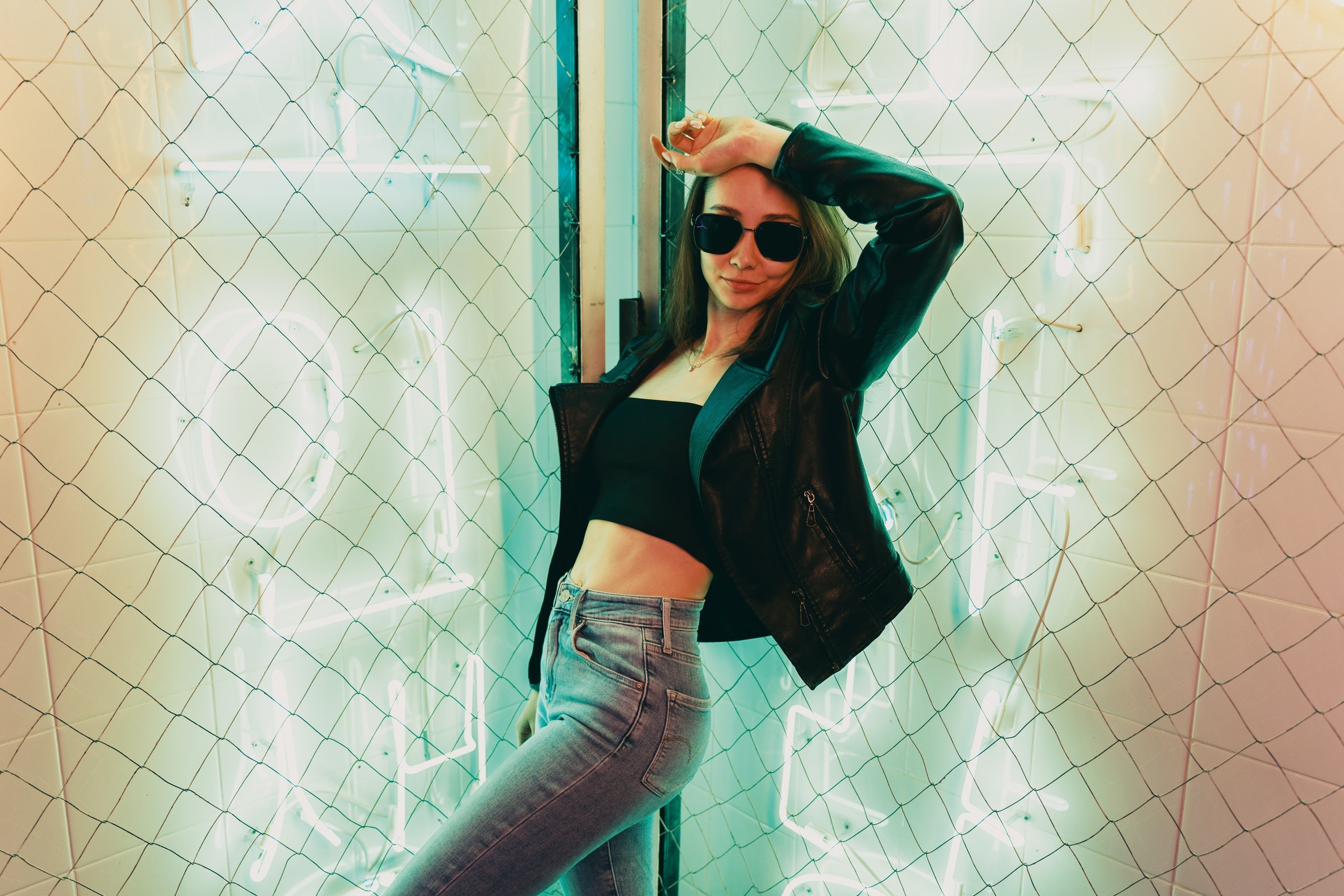 Фотосессия в неоне. Фотограф в Москве