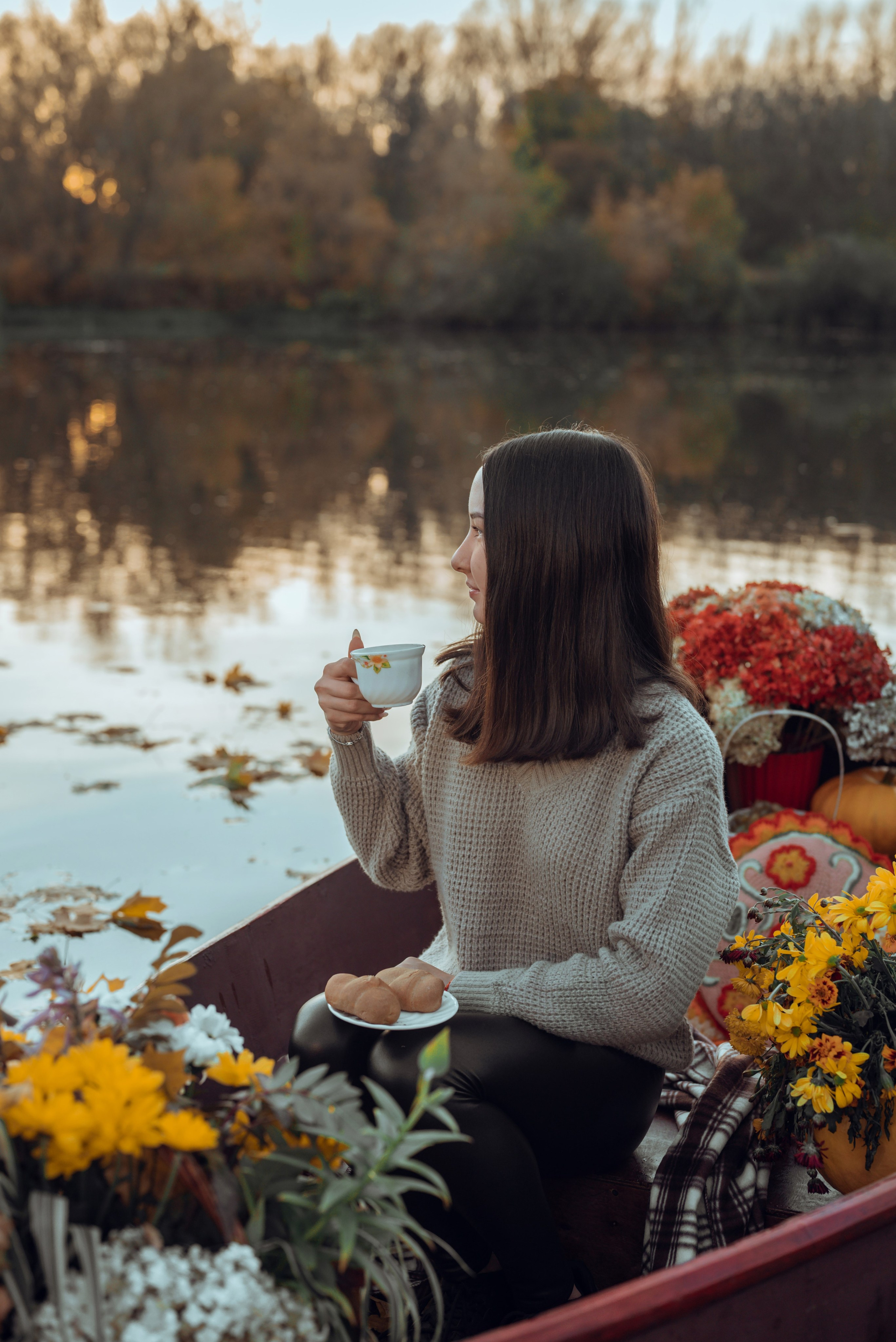 Фотопроект с осенней лодкой. Фотограф в городе Салават