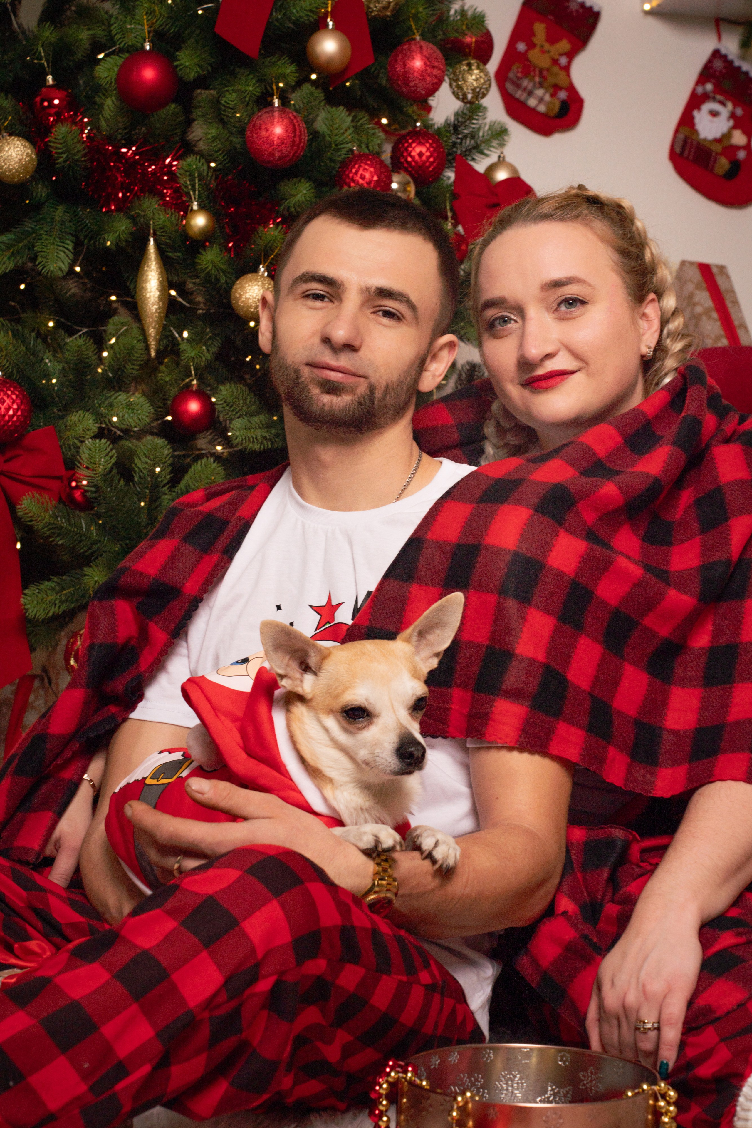 Новогодняя фотосессия в студии