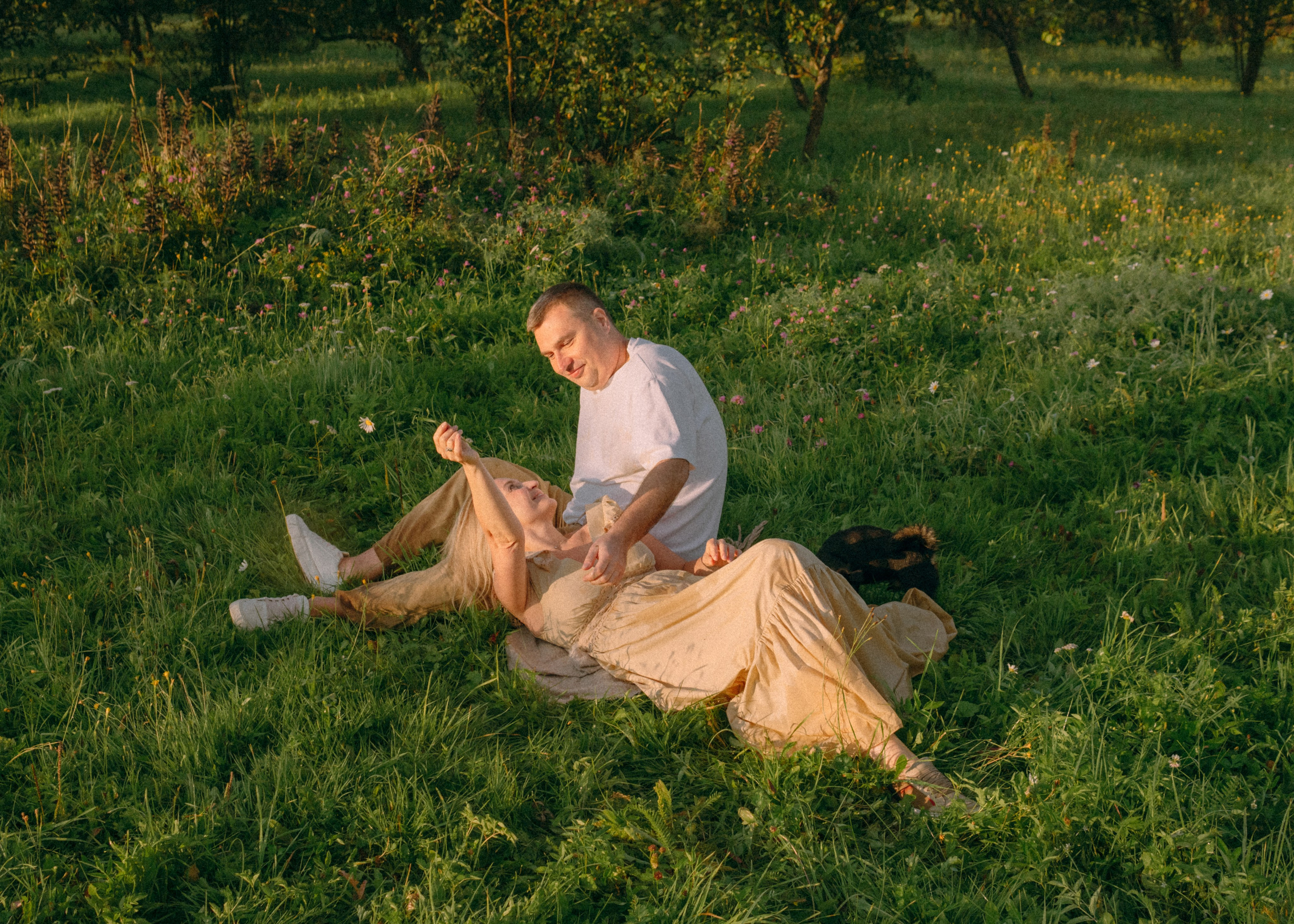 Оксана, Кирилл и Кеша. Фотограф-анималист Ксения Воробьева, Москва