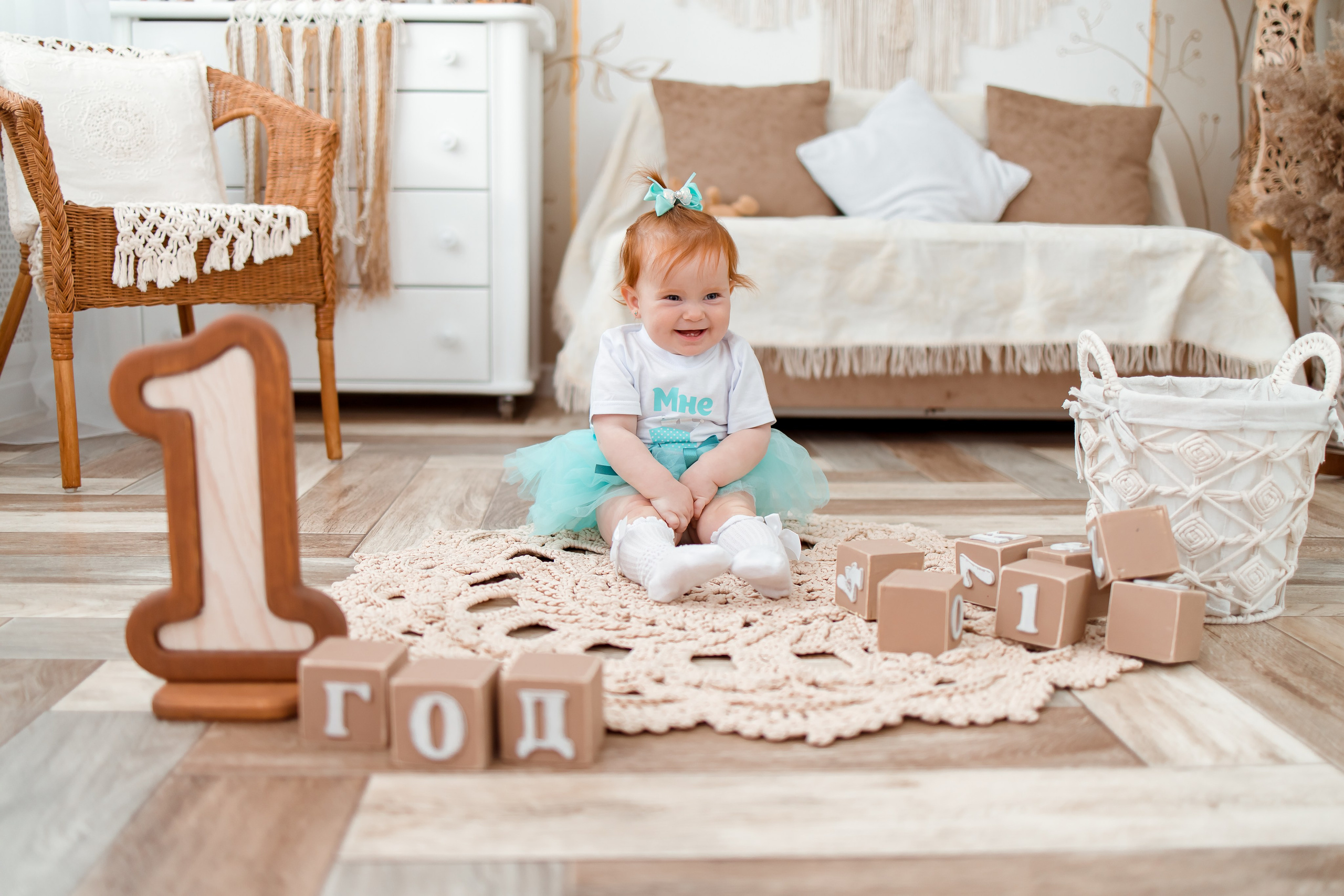 Ксения, 1 годик. Семейный и детский фотограф в Железногорске Саламахо Ольга