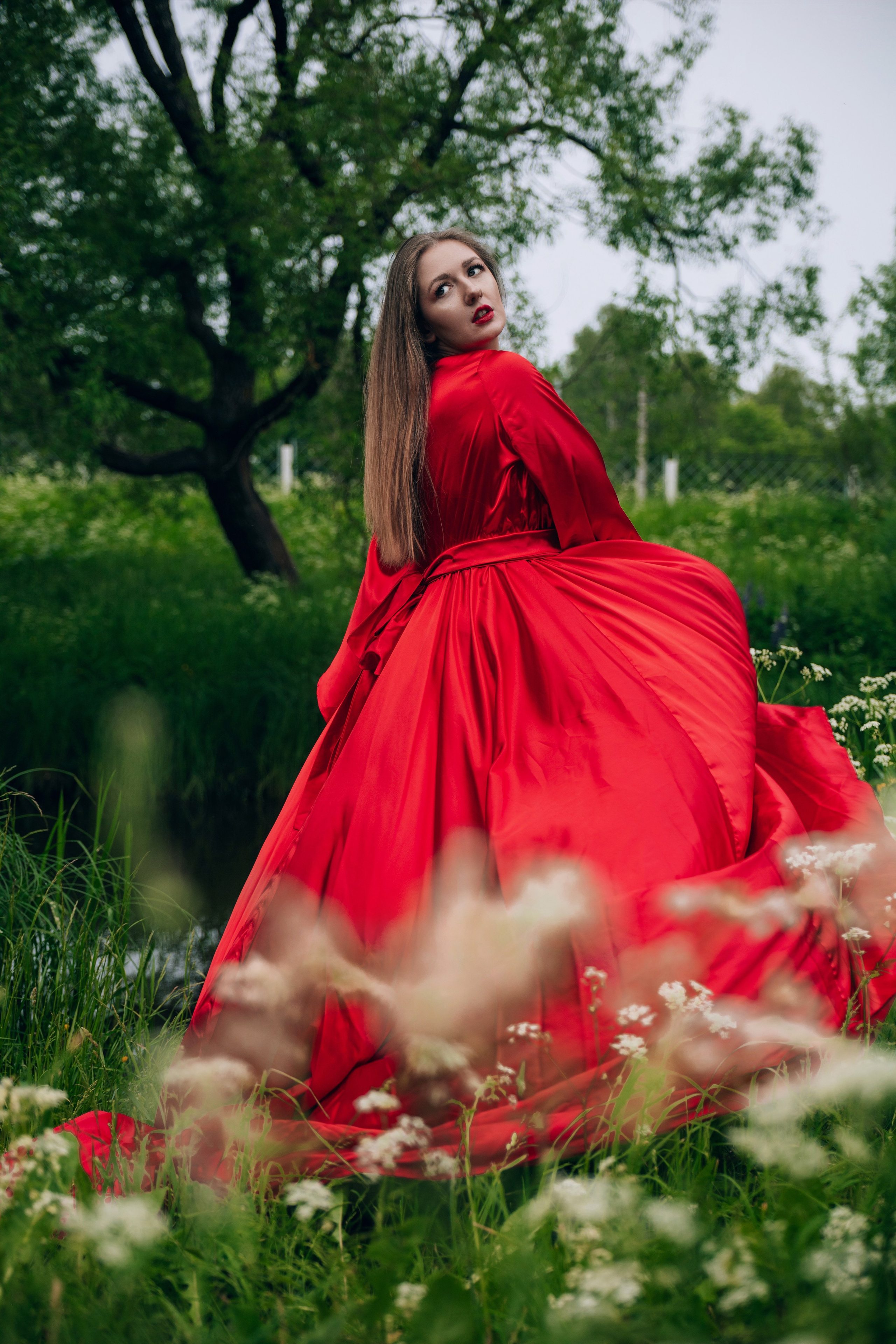 Красное платье. Фотограф Александра Кузуб Санкт-Петербург