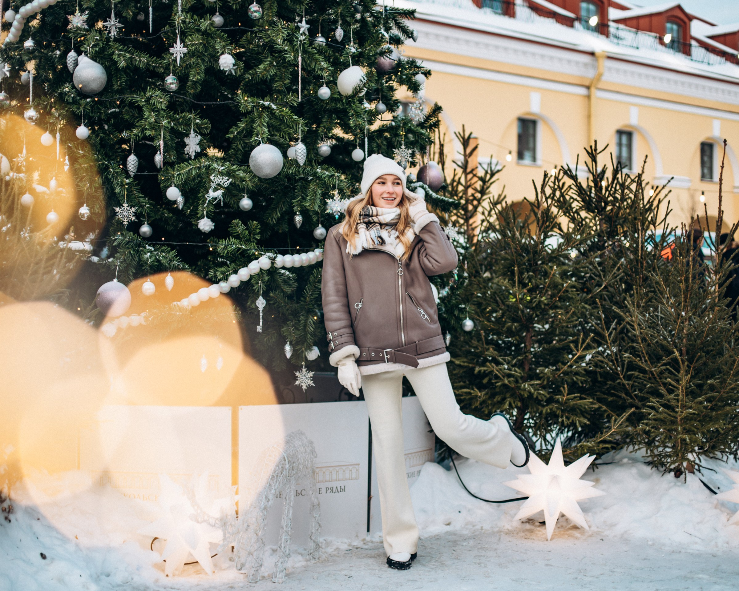 Александра в декабре. Фотопрогулка в Петербурге. Индивидуальный и семейный фотограф в Санкт-Петербурге