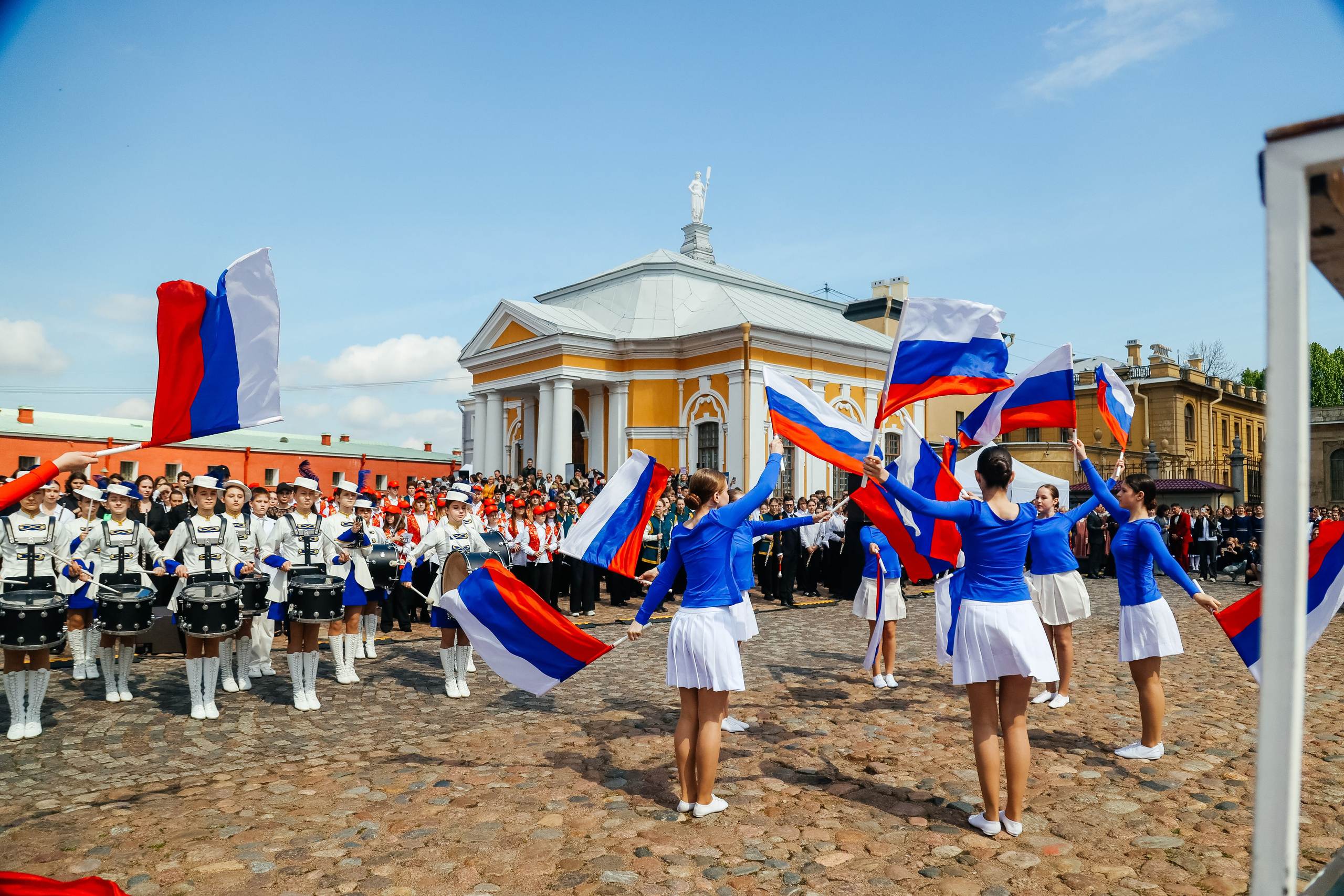 Парад детских духовых оркестров. Семейный фотограф Любовь Саркеева