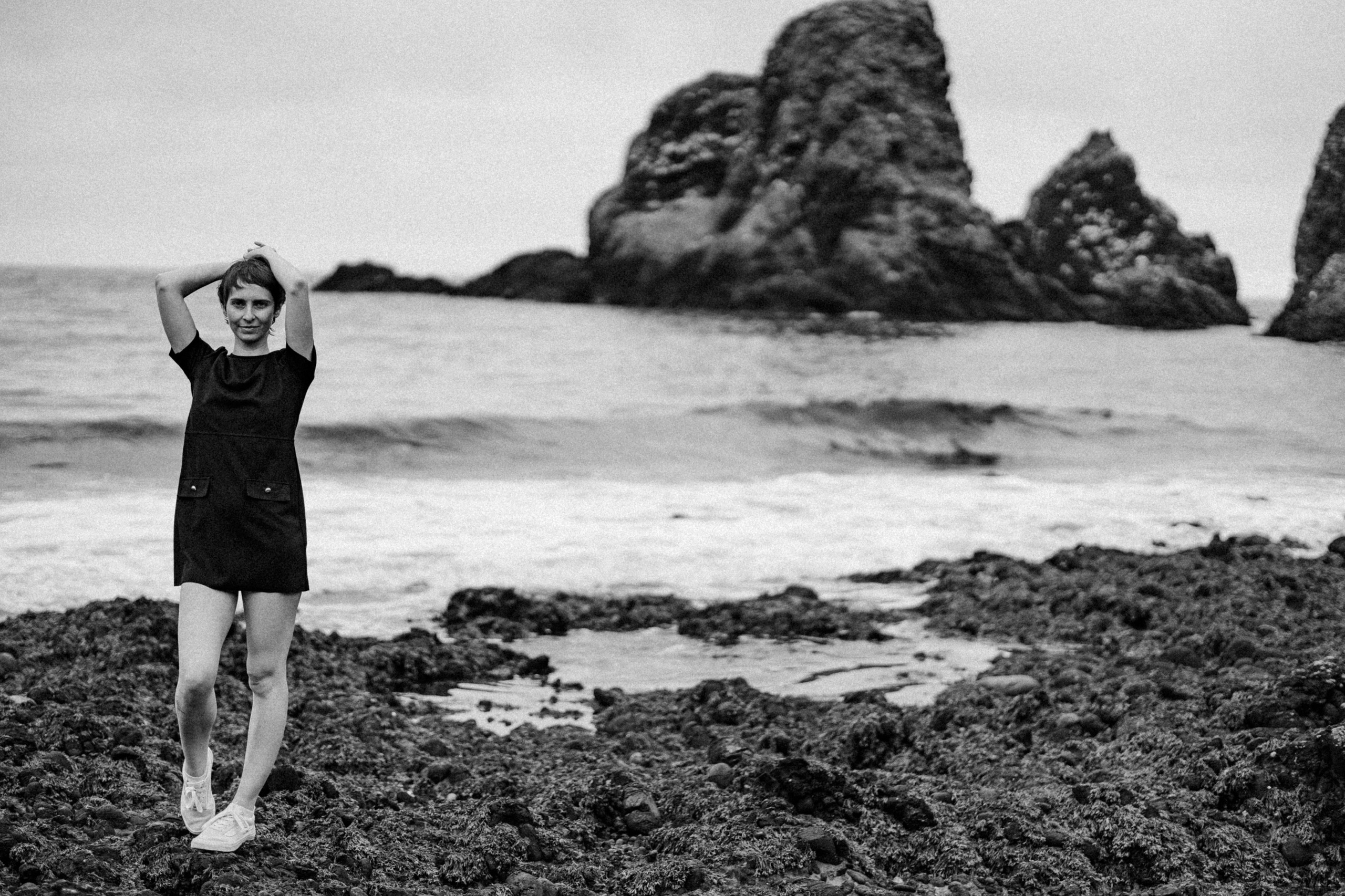 Personal photoshoot in Dunnottar Castle Aberdeen UK. Family and kids photographer in Aberdeen UK Lyubov Popova