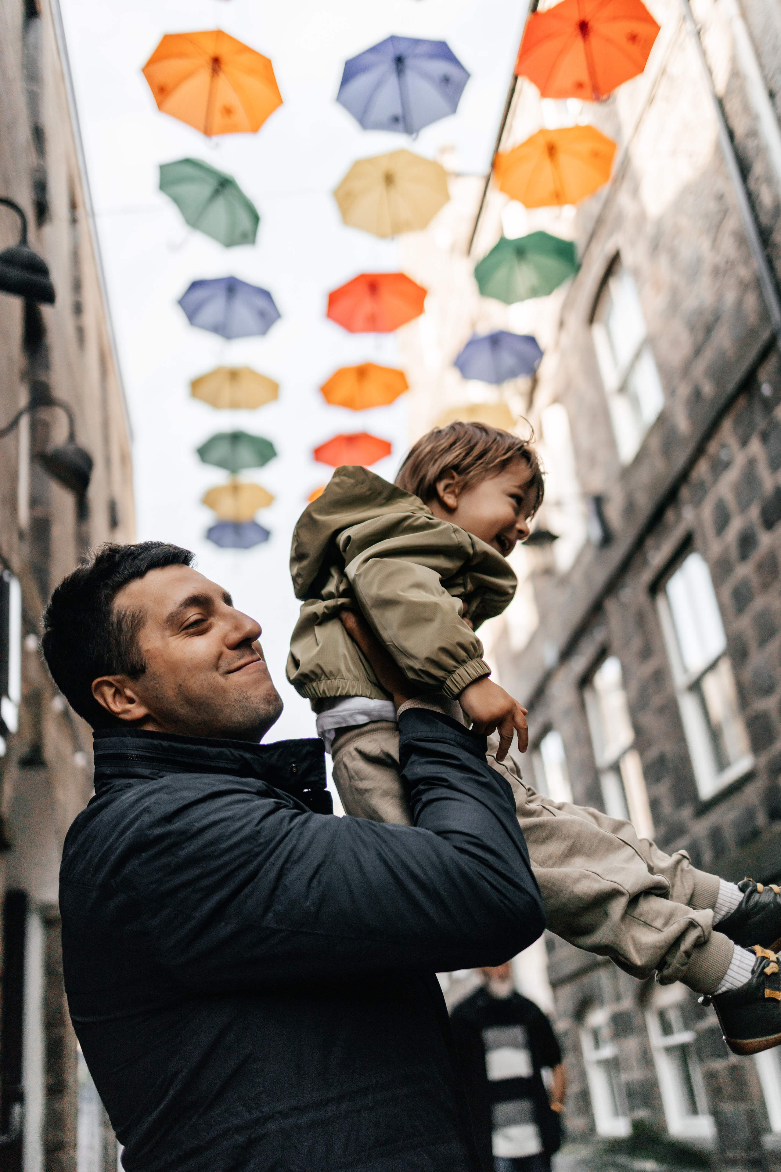 Family photoshoot in the Citi Center (Aberdeen). Family and kids photographer in Aberdeen UK Lyubov Popova