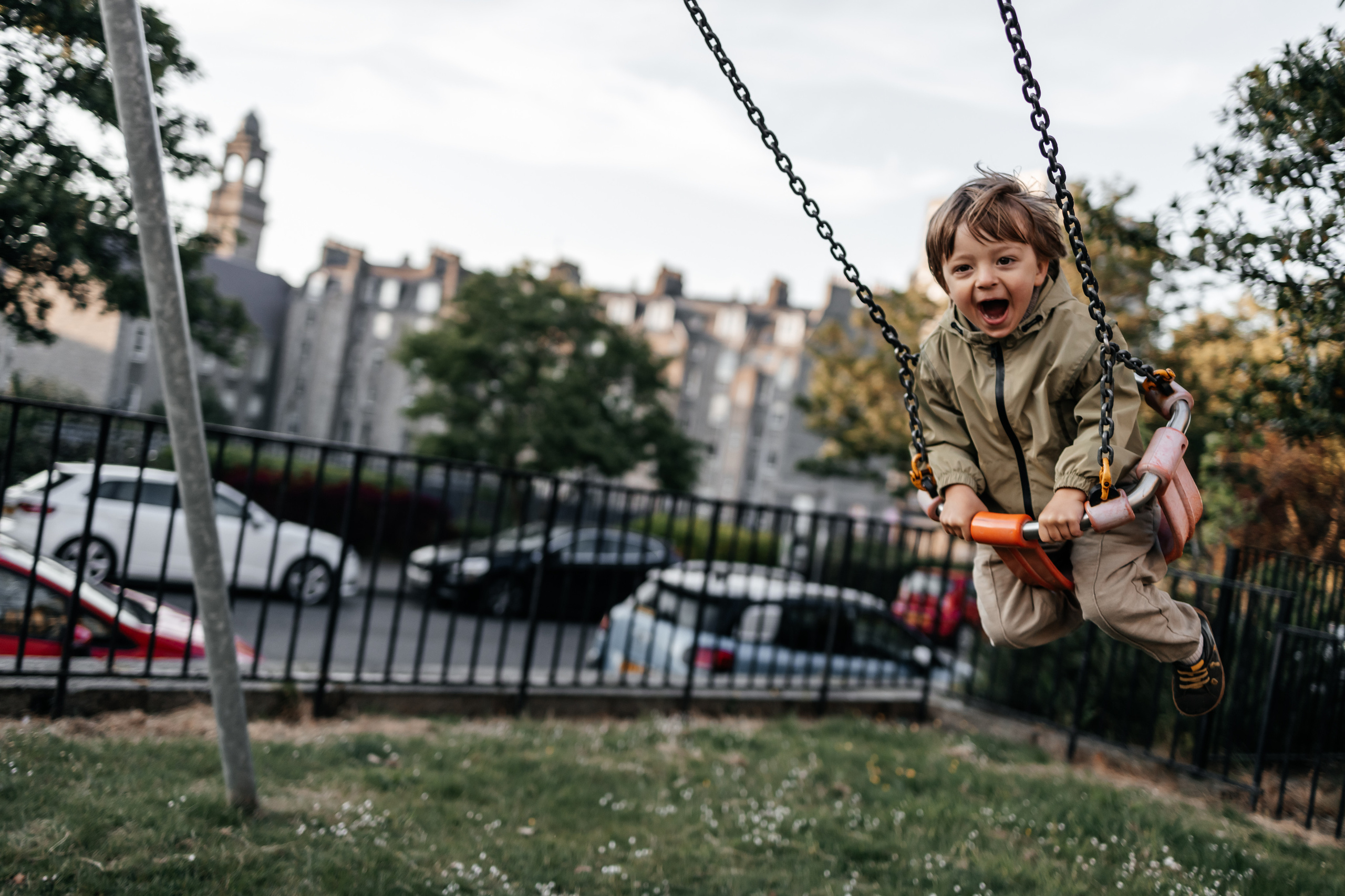 Walking with kids. Family and kids photographer in Aberdeen UK Lyubov Popova