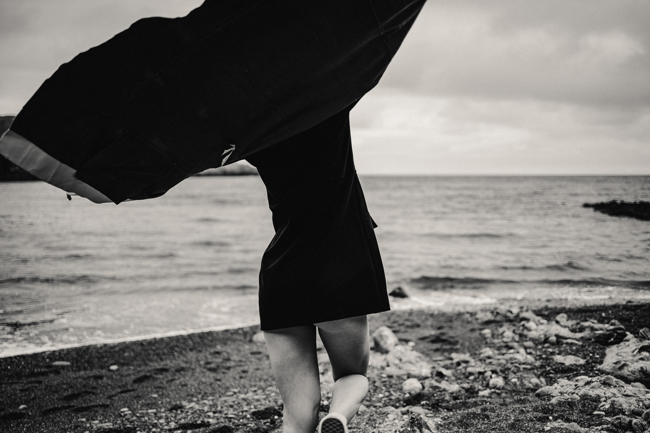 Personal photoshoot in Dunnottar Castle Aberdeen UK. Family and kids photographer in Aberdeen UK Lyubov Popova