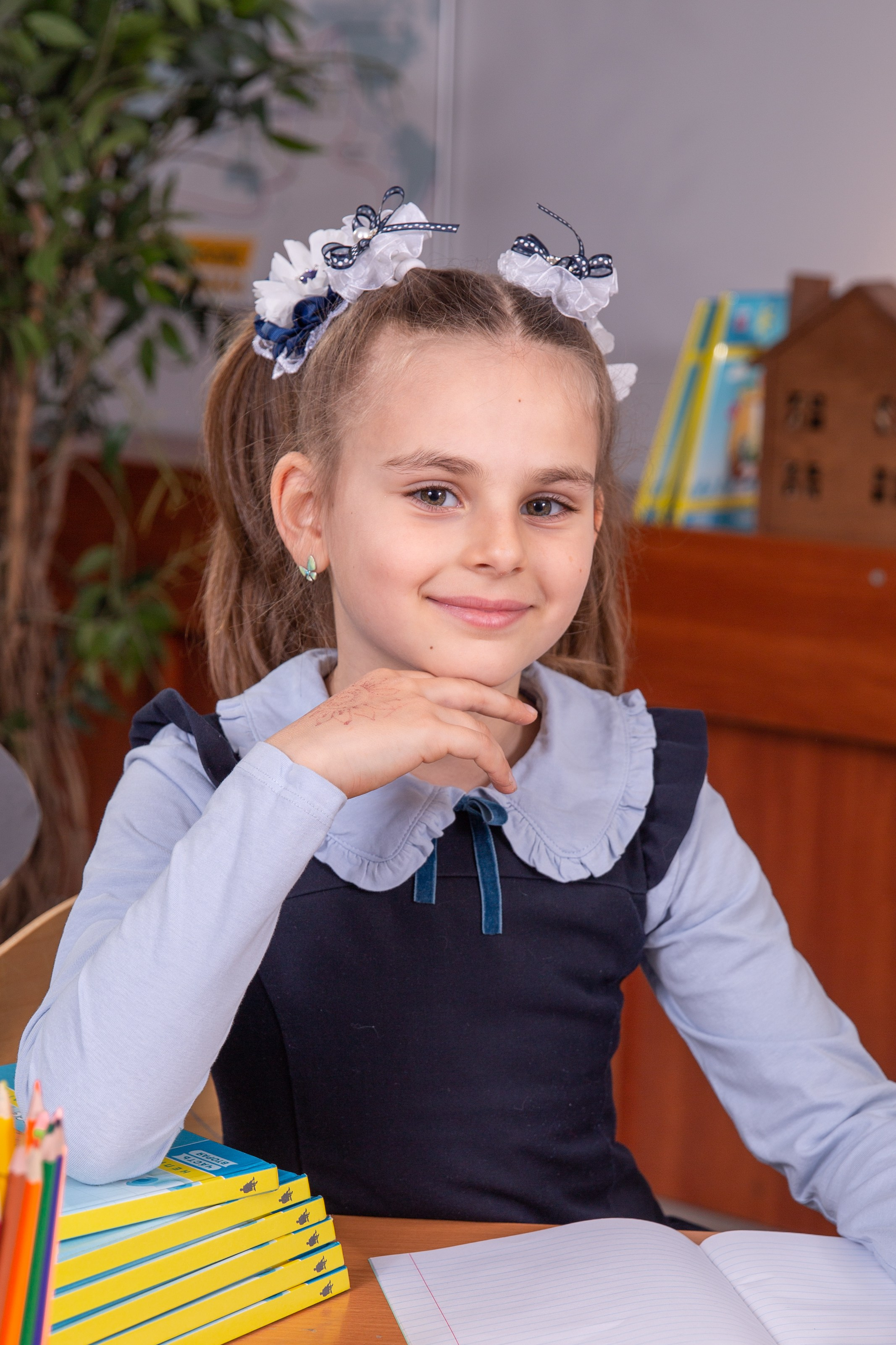 Портретная в школе. Фотограф Дарья Нагайцева