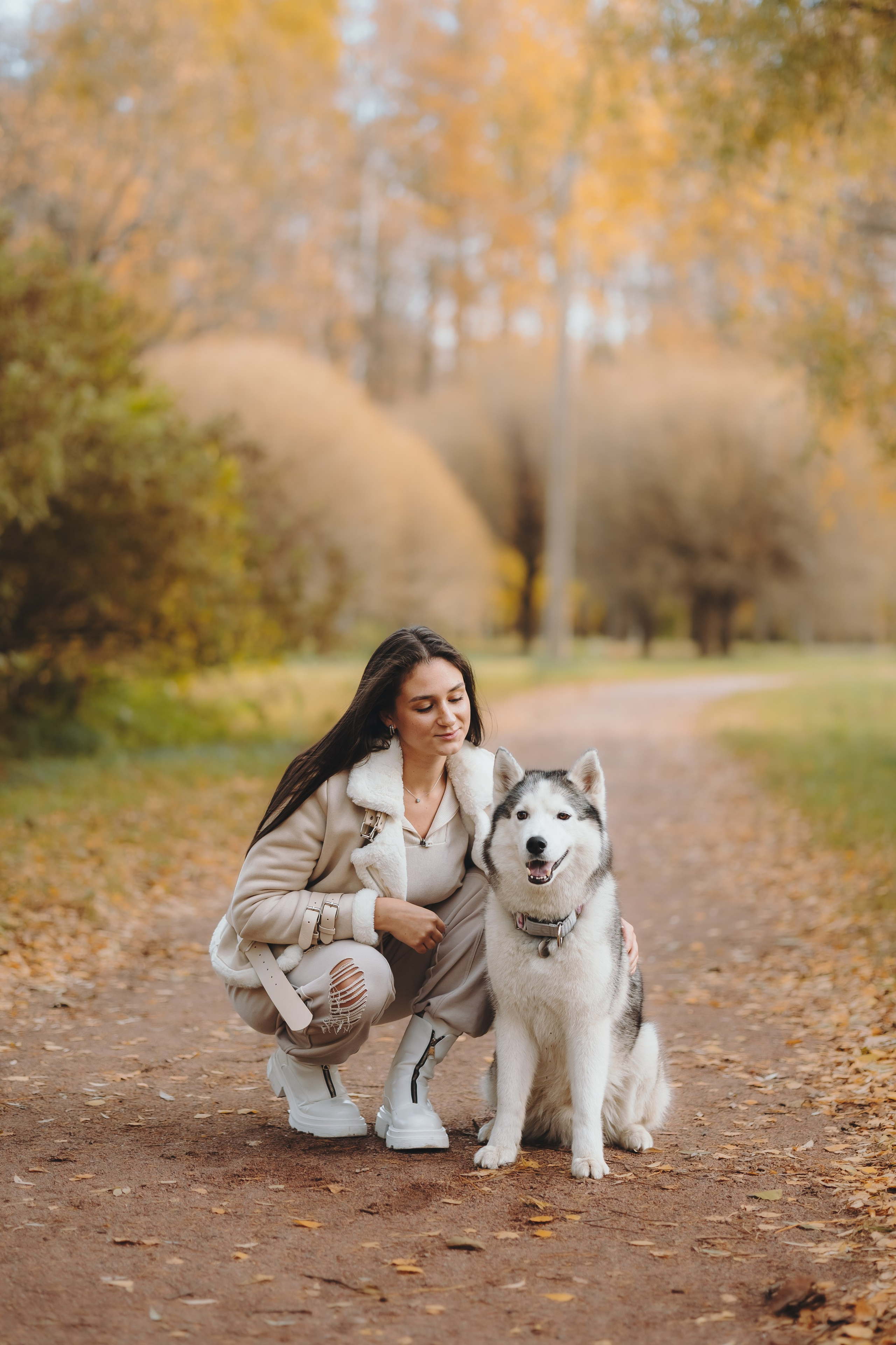 Настя и Айс. Фотограф-анималист в Санкт-Петербурге Алина Яхонт