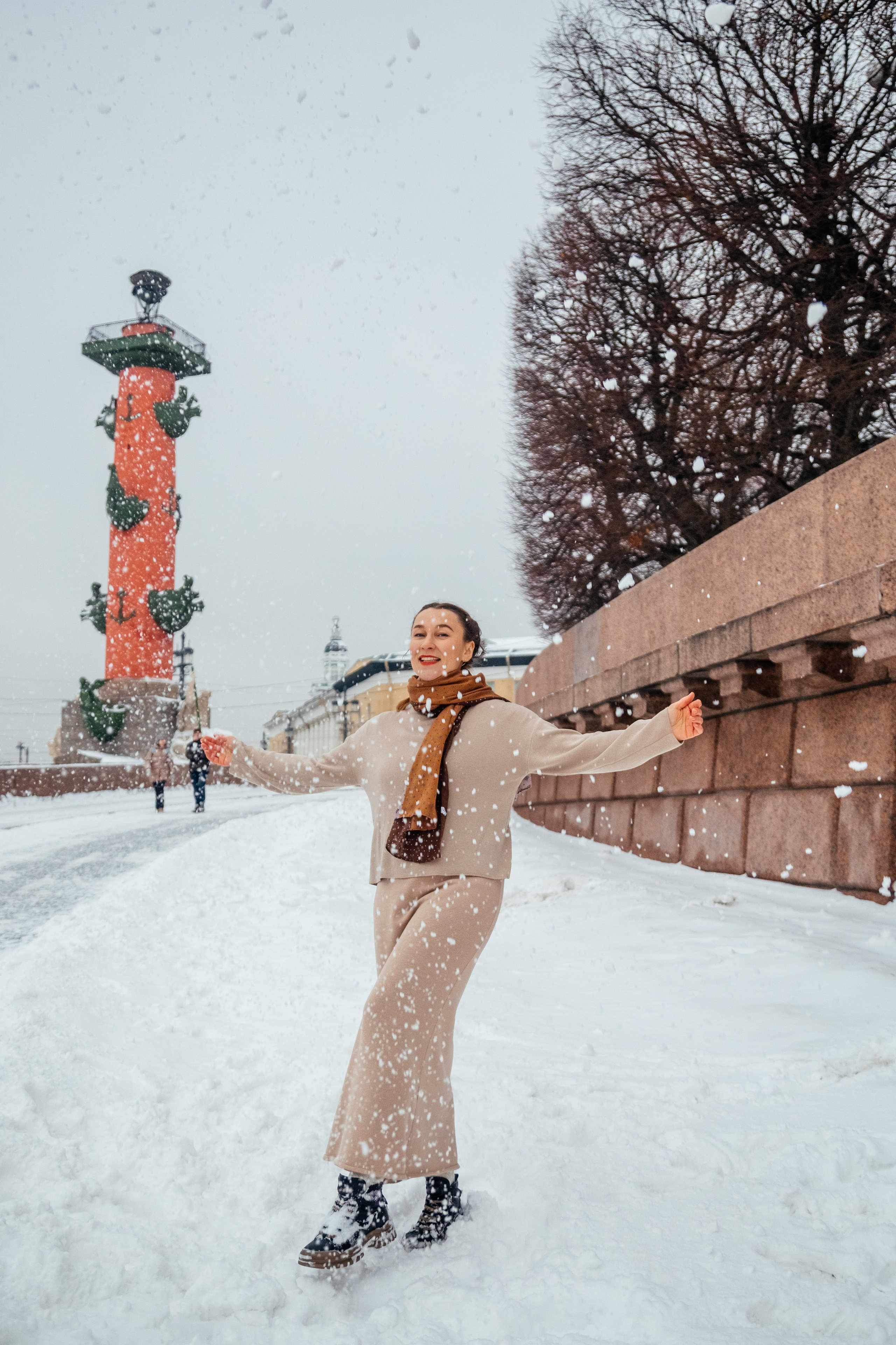 Зимний Петерург. Семейный фотограф Любовь Саркеева