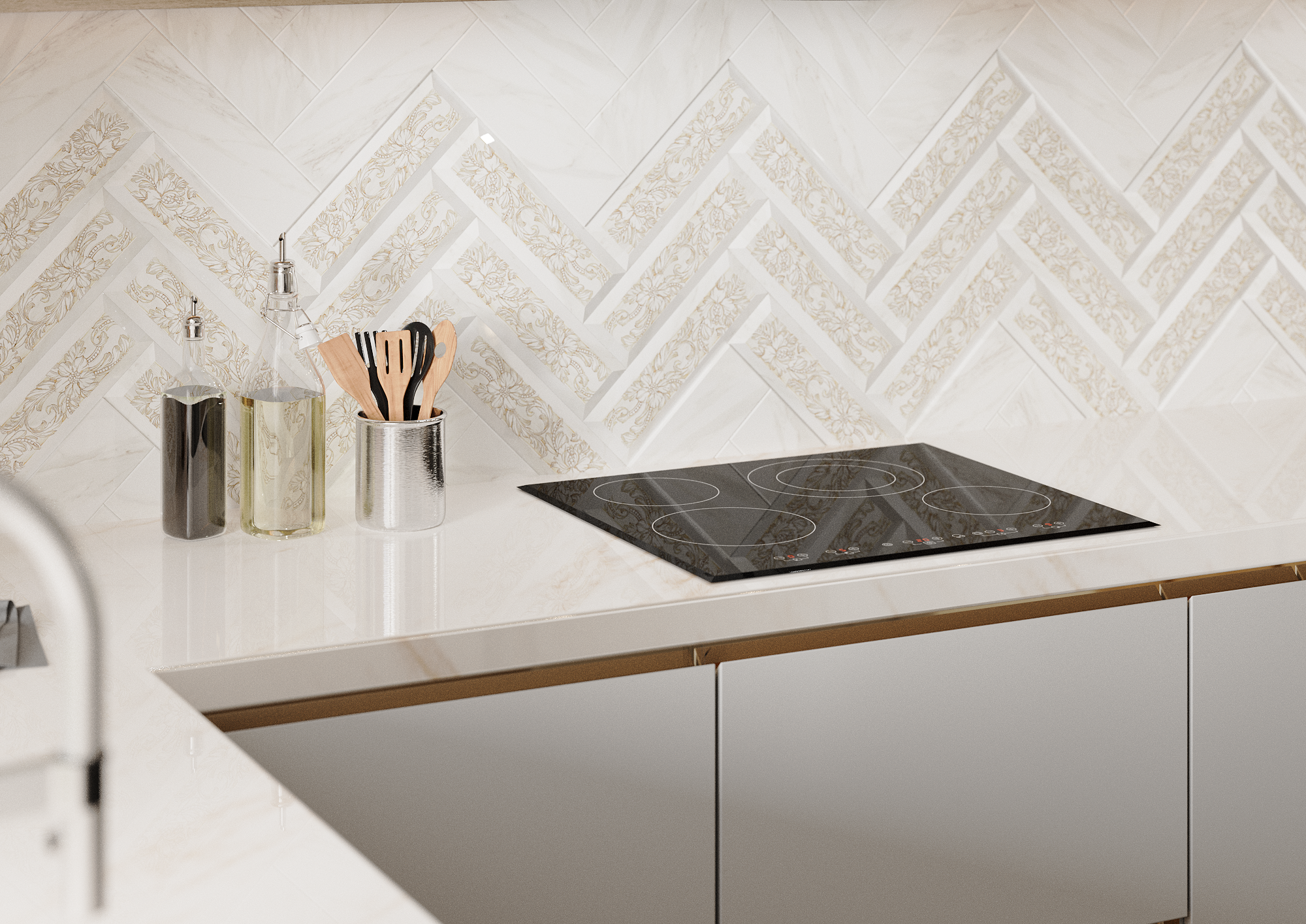 Частный дом в стиле арт-деко. Дизайнер интерьеров Ростов-на-Дону Кристина Карпенко