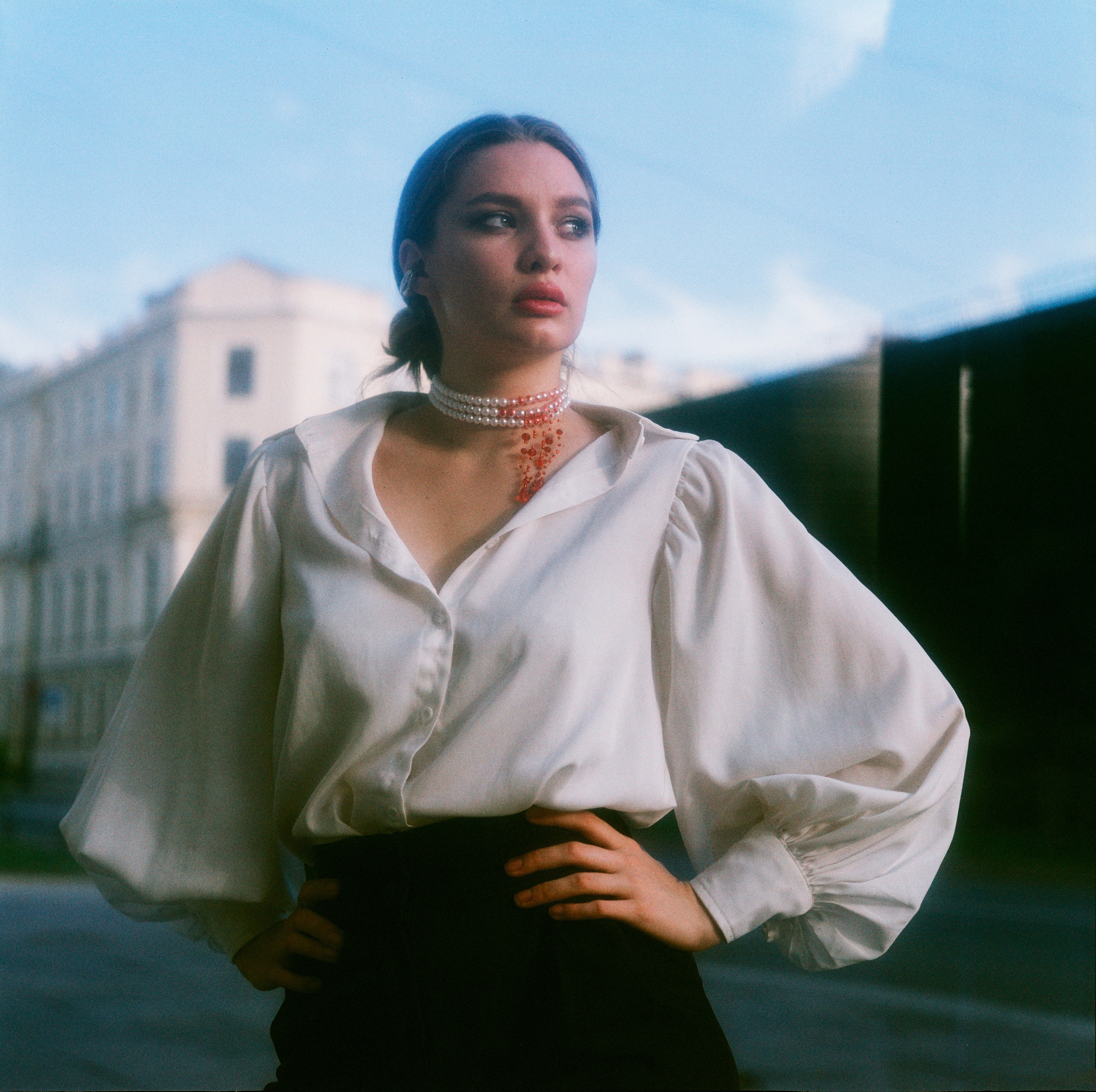 Женский портрет на пленку в Санкт-Петербурге | Уличная фотосъемка