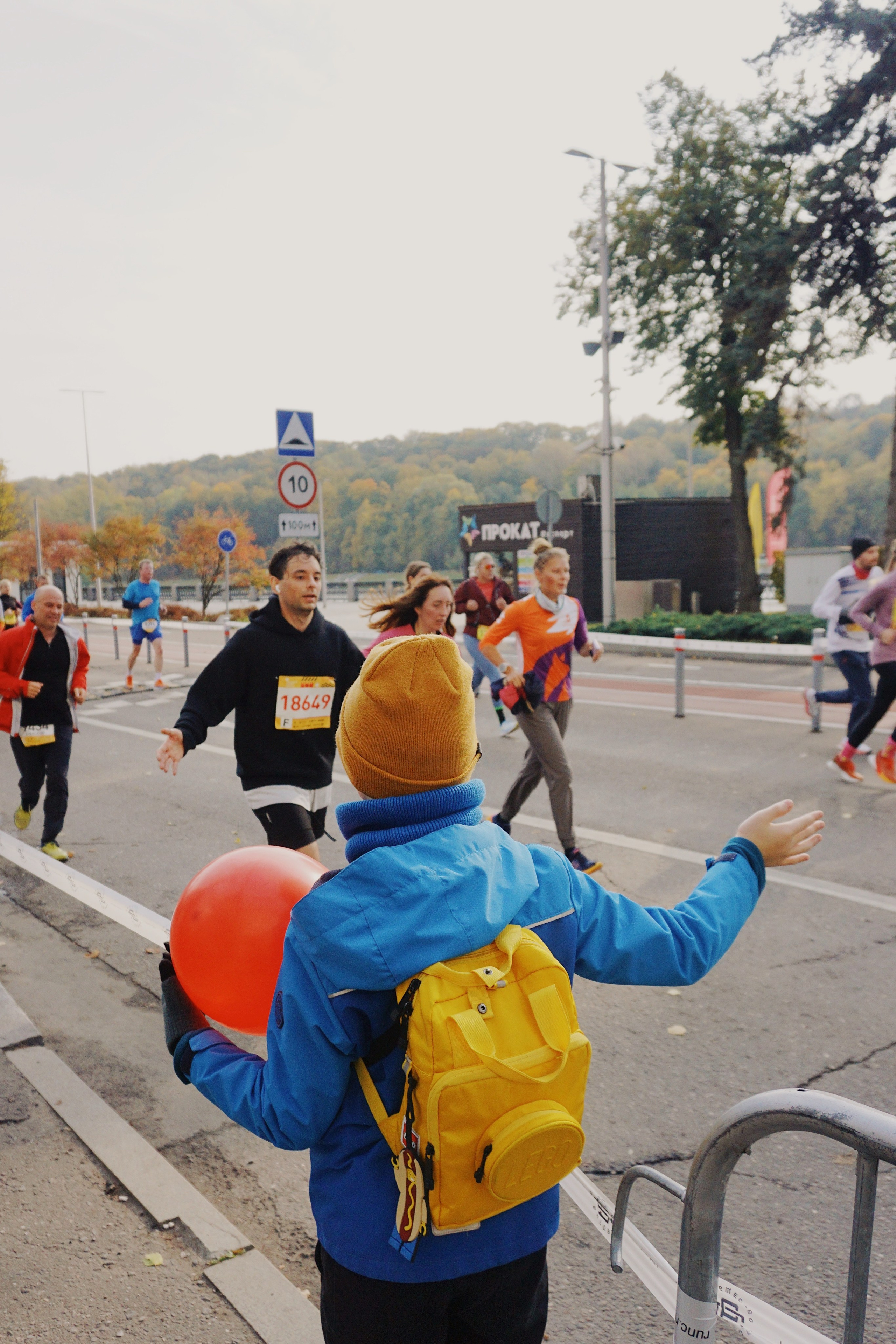 Московский марафон. Татьян гертье