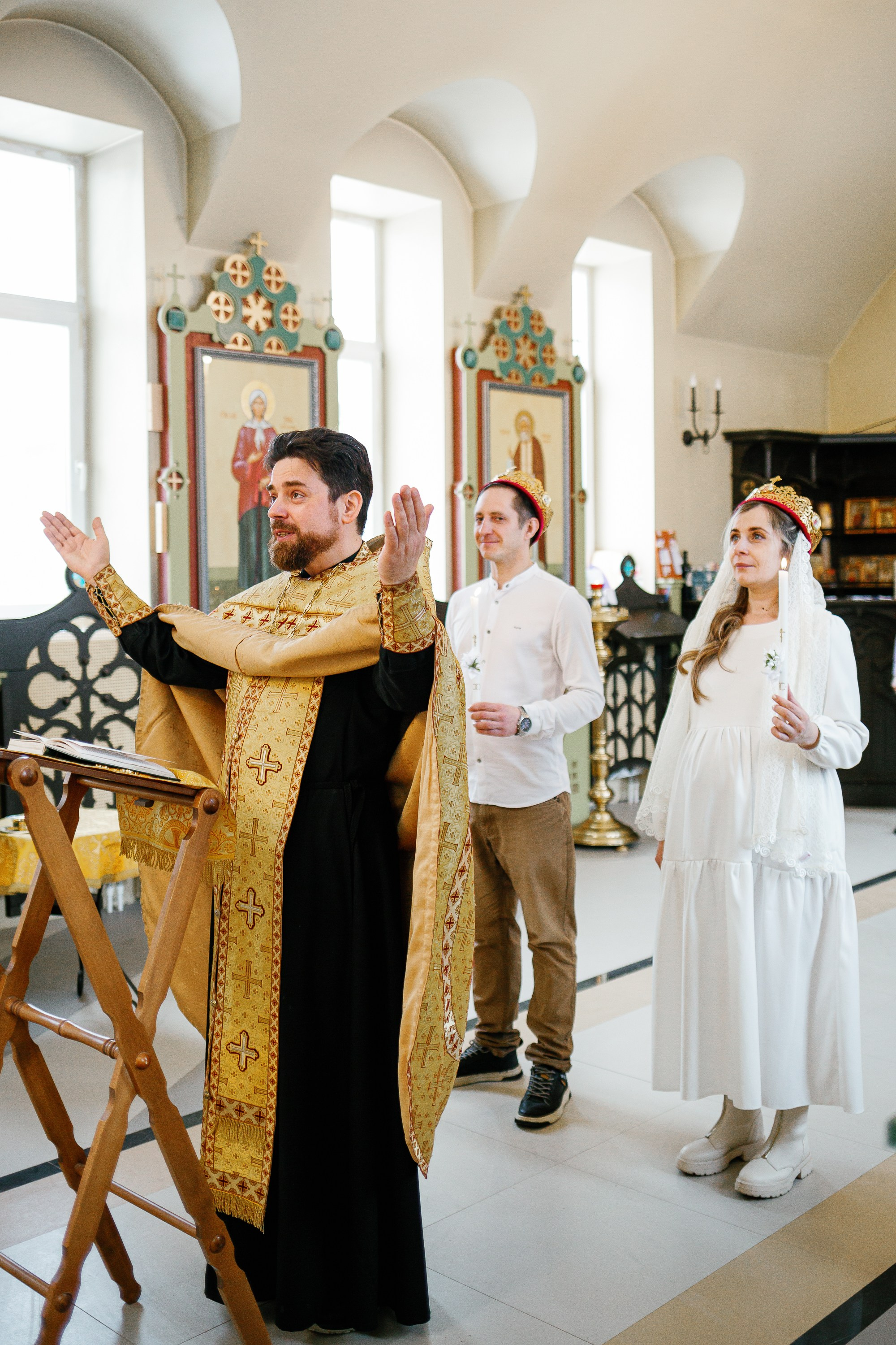 Венчание семейной пары