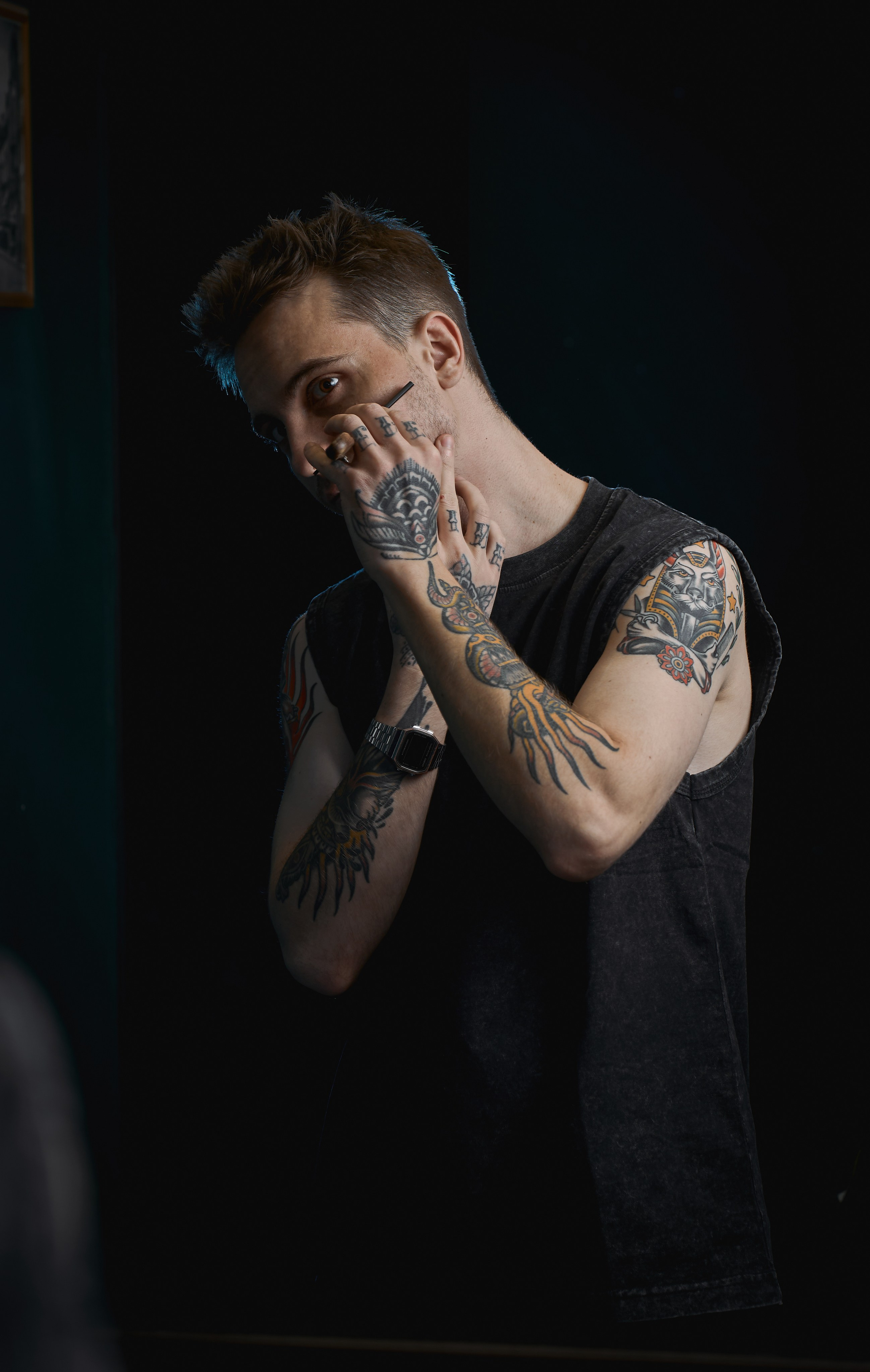 Фотосессия в Воронеже Барбершоп Бостон. Шеф-Барбер Роман. Профессиональный фотограф в Воронеже Владислав Крылов