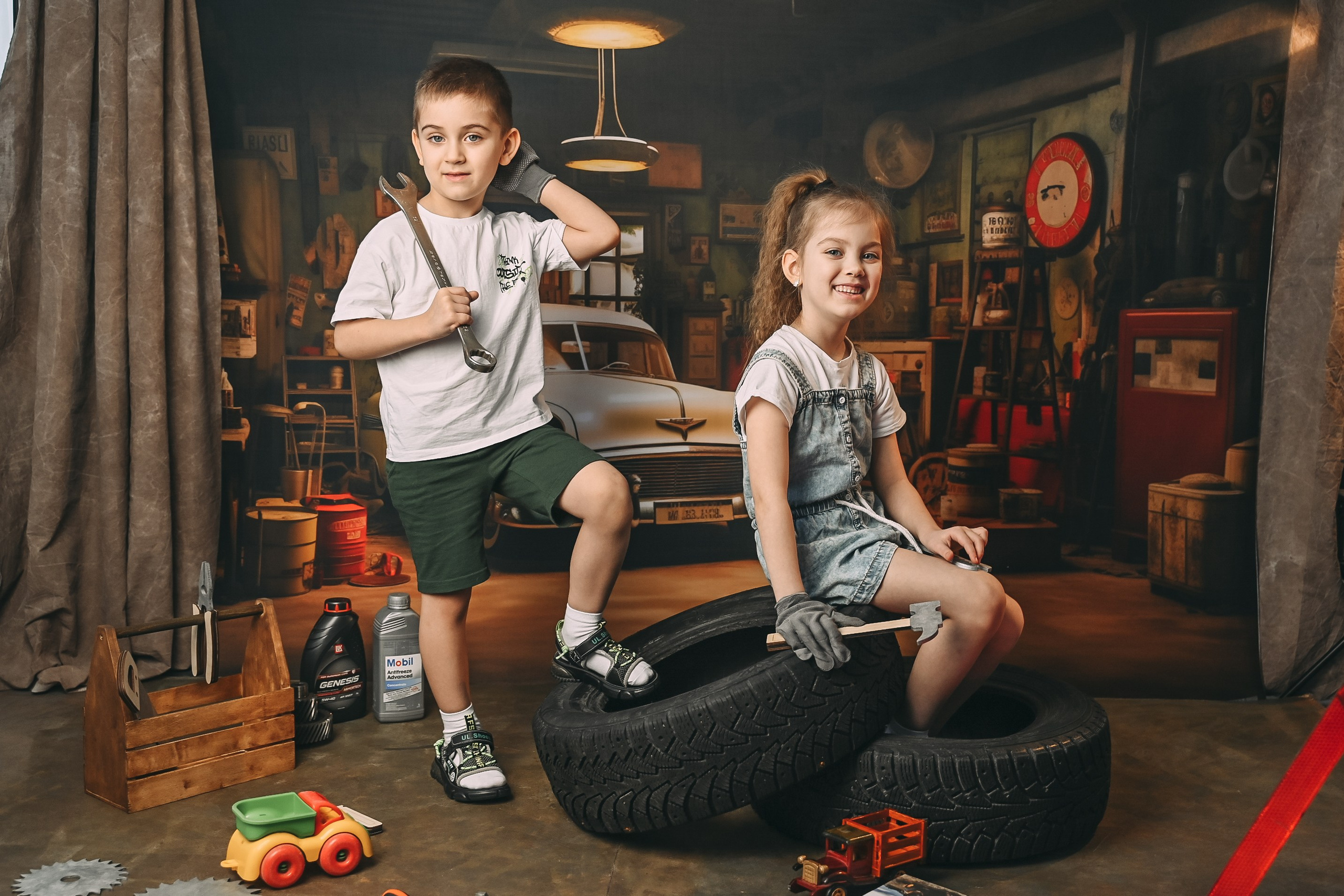 Гараж. Детский и семейный фотограф