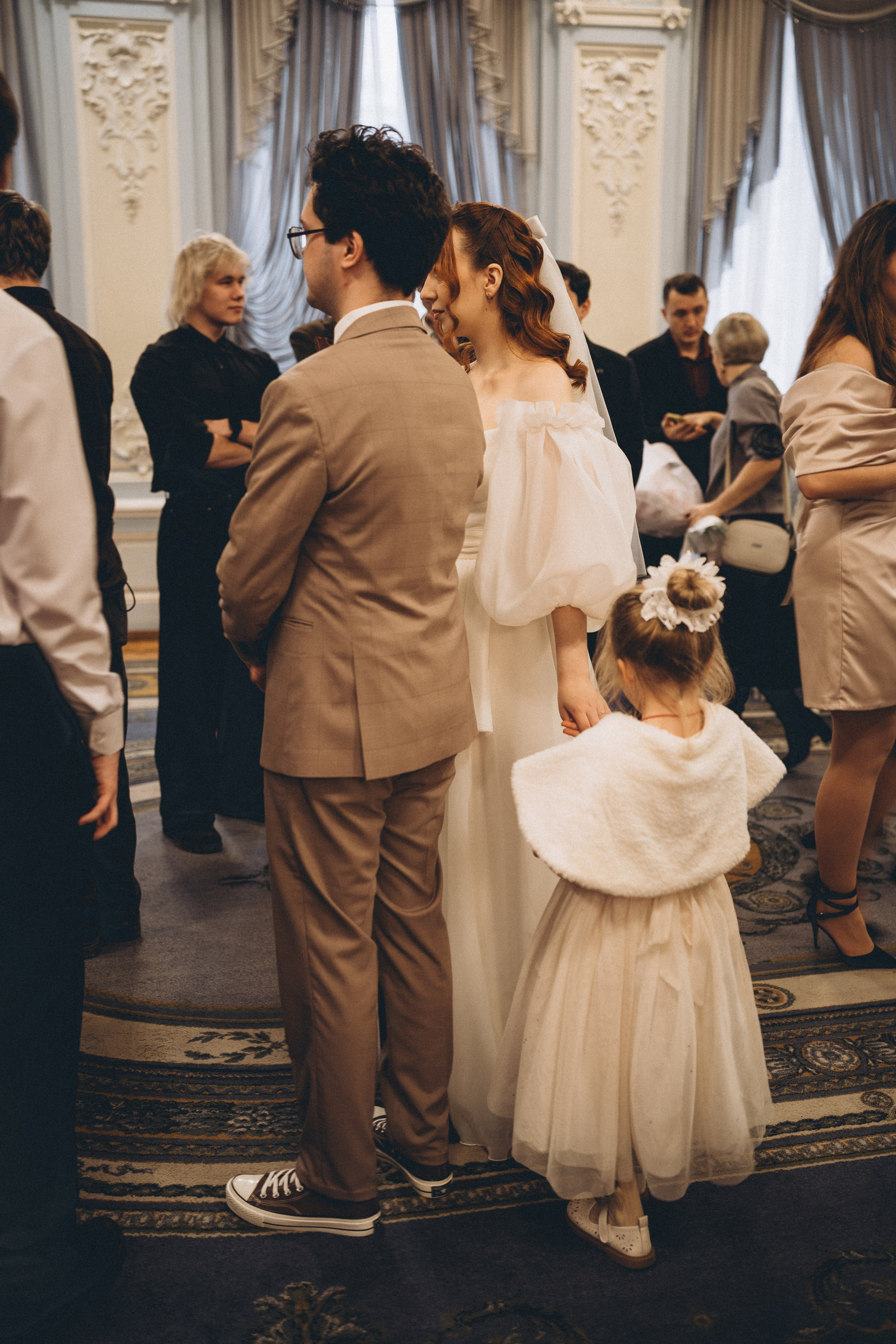 СВАДЕБНАЯ СЬЕМКА ВО ВТОРОМ ДВОРЦЕ С ГОСТЯМИ И ПРОГУЛКА В ТАВРИЧЕСКОМ САДУ. Профессиональный фотограф, Санкт-Петербург — Виктория Богомолова