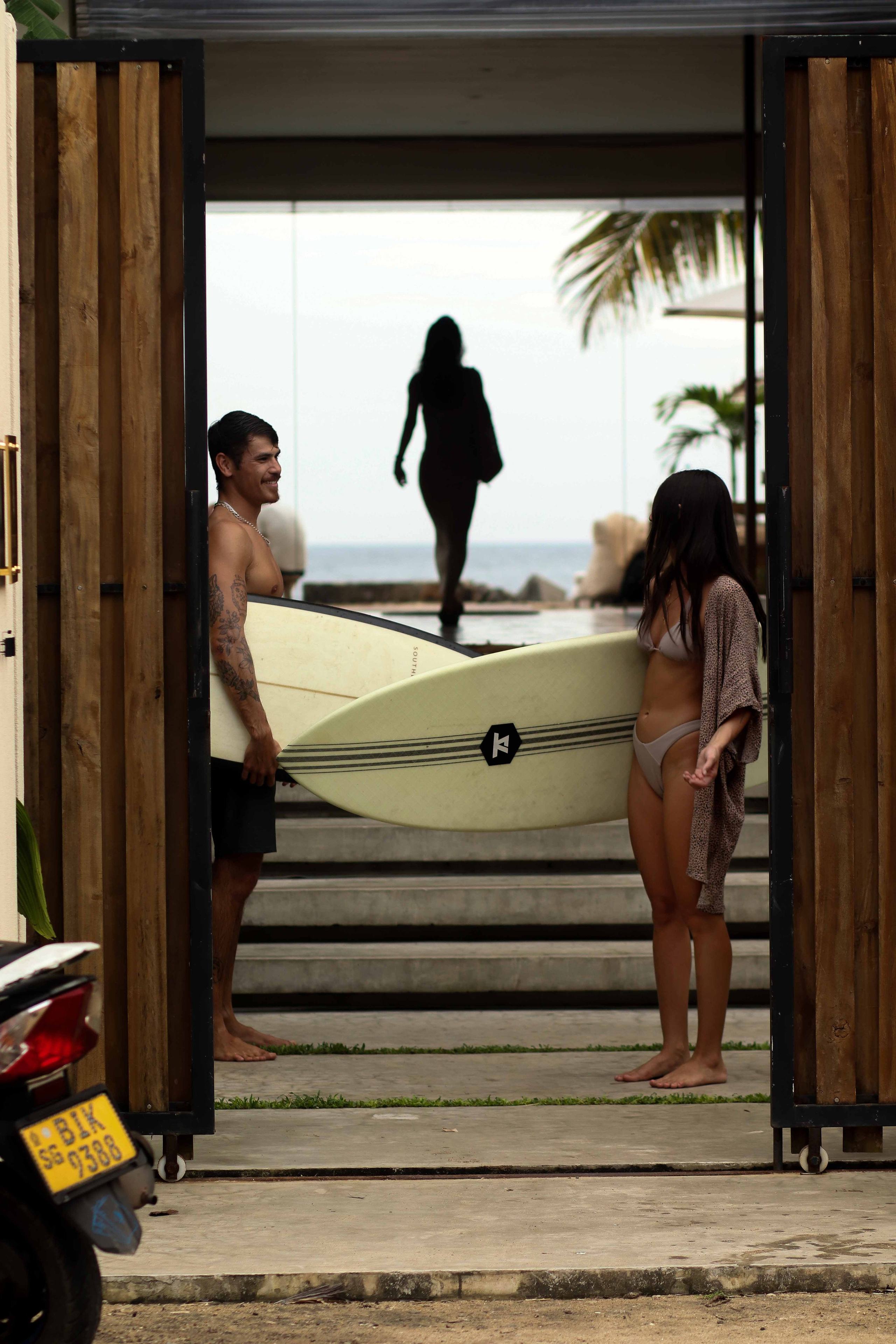 Ресторан пляж Ахангама. Фотограф на Шри-Ланке