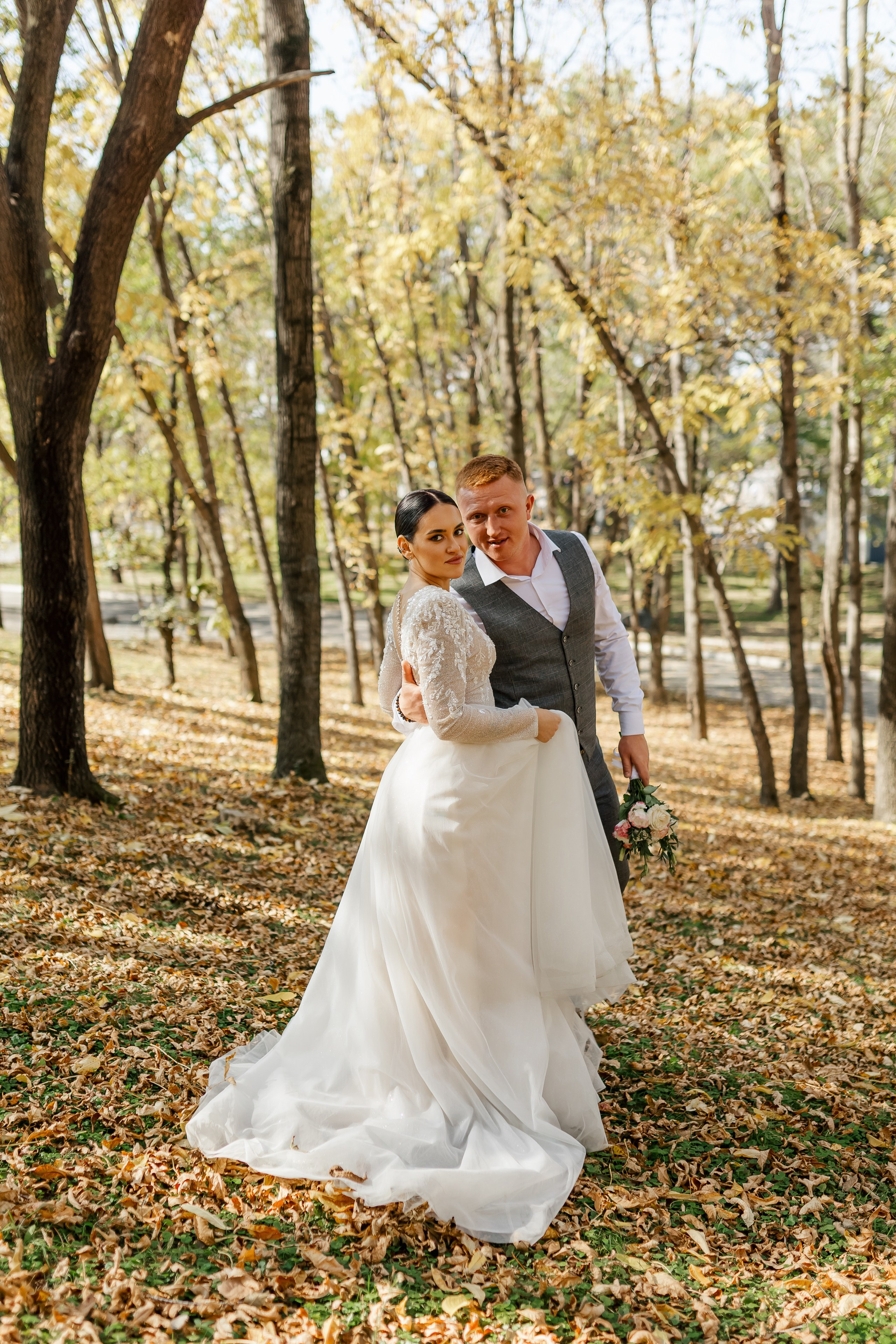 Степан и Алина. Красивая осенняя прогулка. Свадебный фотограф в Хабаровске