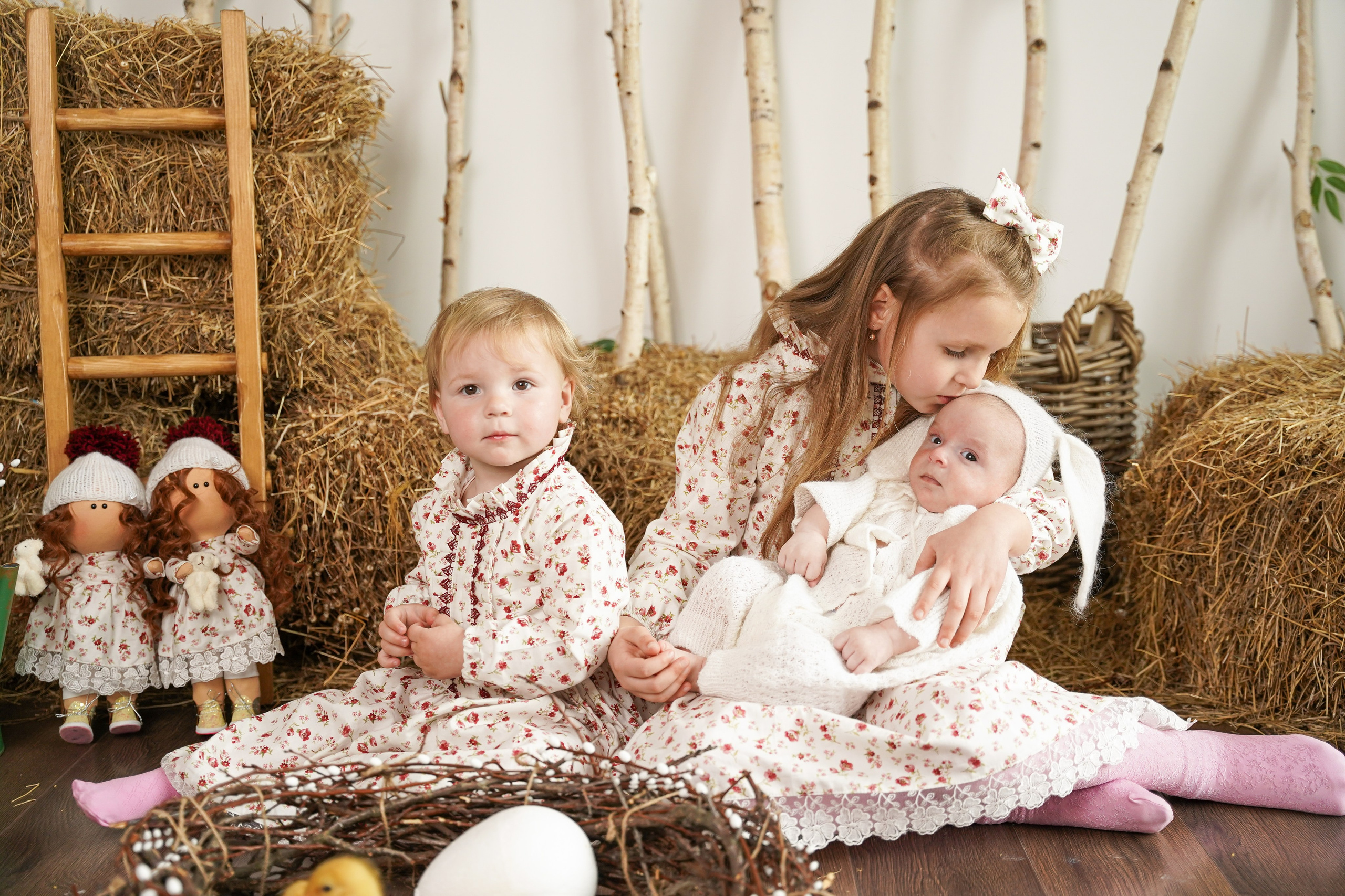 ПРОЕКТ «ПАСХАЛЬНЫЙ» С УТЯТАМИ. Фотограф в Ялте Инна Найден. Детский и семейный фотограф