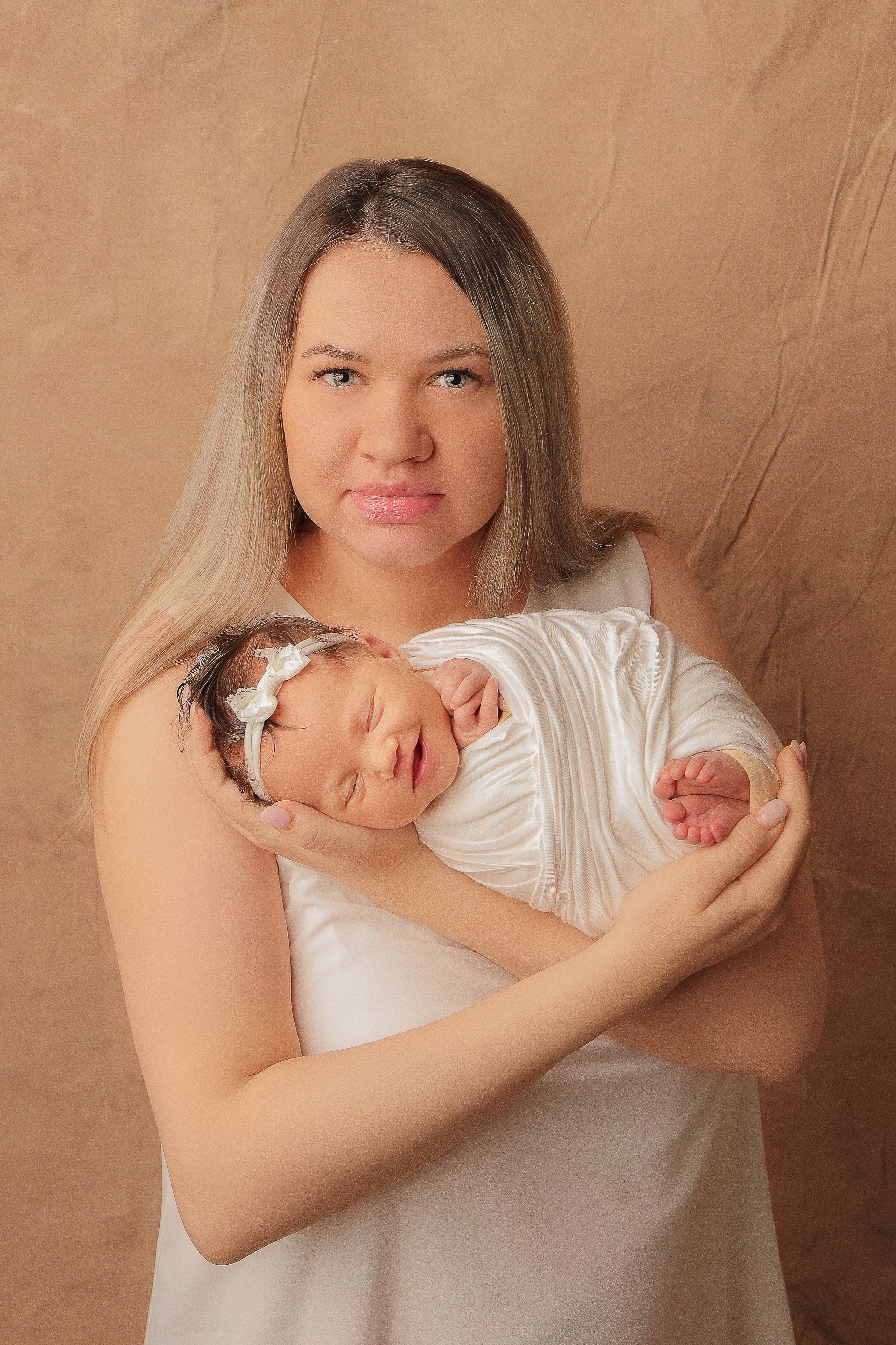 Аделина, 1 неделька. Фотограф новорожденных в Новокузнецке Анна Горошникова