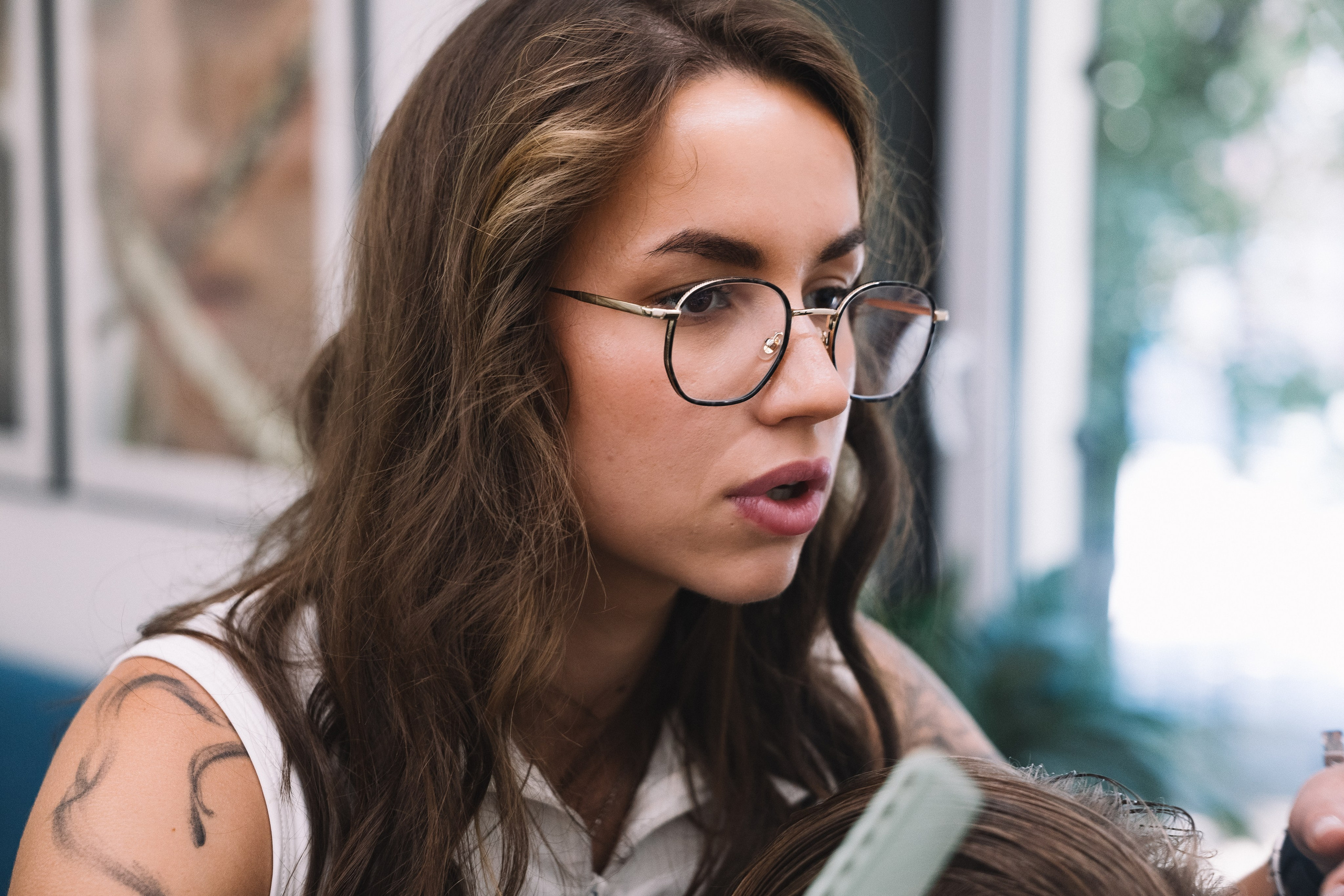«Girlie» — контент-фотосессия в лучшей парикмахерской Санкт-Петербурга для мастера: Александры. Профессиональный фотограф в Санкт-Петербурге Александр Волосенцев