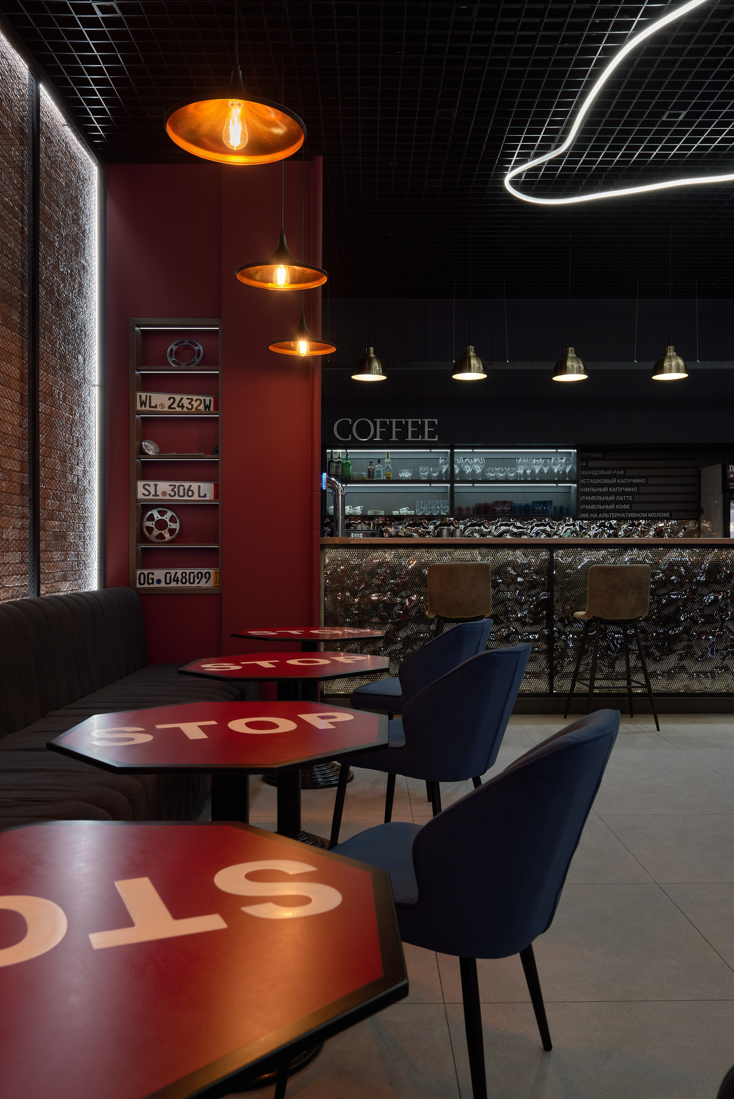 Кафе Мюнхен, Костанай (Казахстан). Абросимов Лев интерьерный и архитектурный фотограф