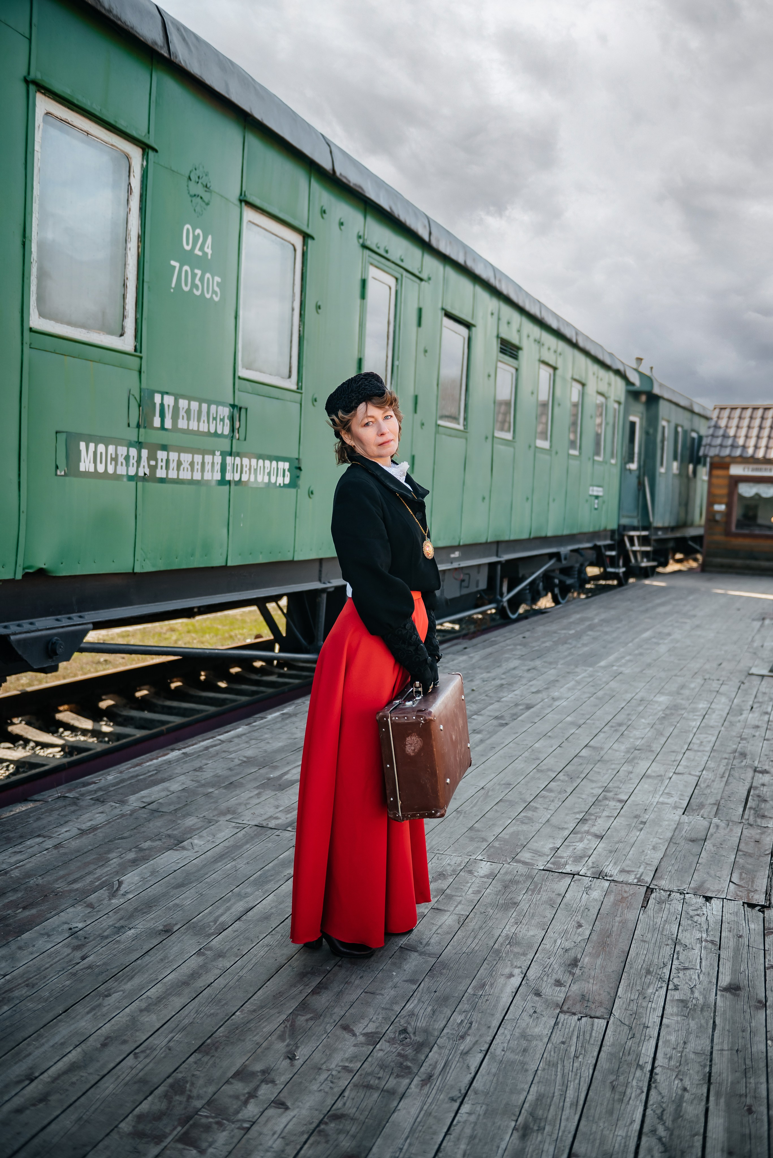 Наталья и Ретропоезд. Свадебный и семейный фотограф в Дзержинске Екатерина Шулакова