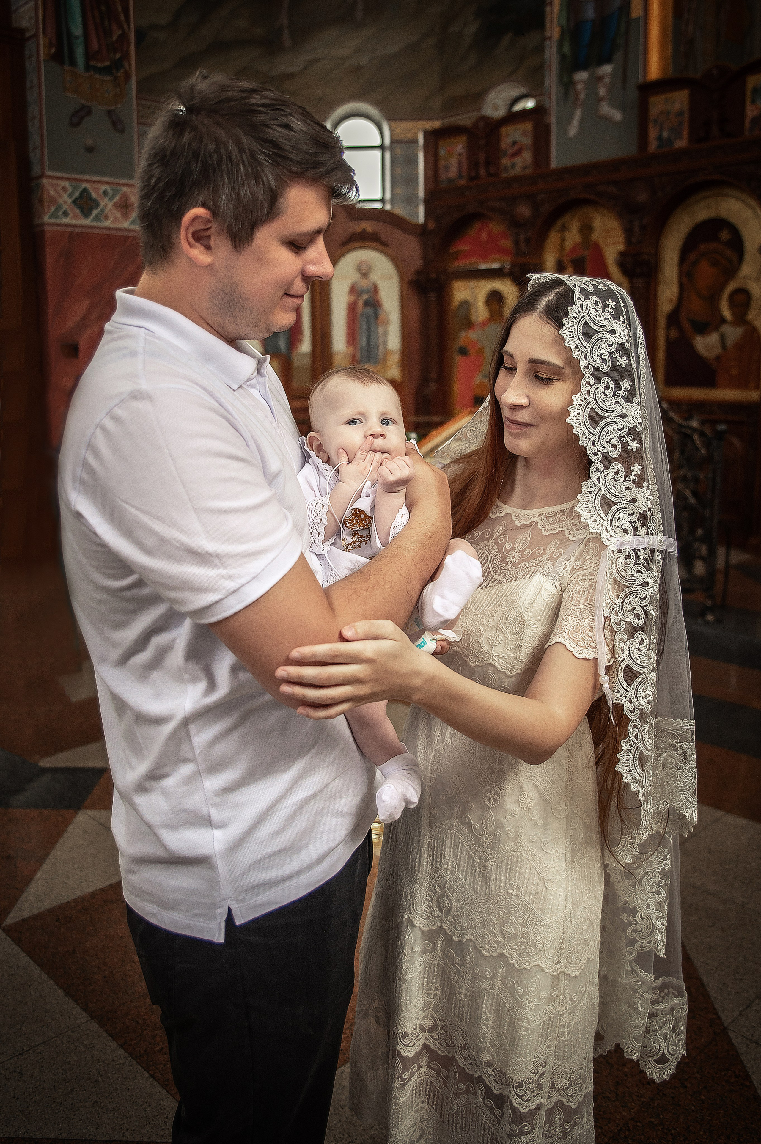 Таинство Крещения Романа, Храм Всех Святых Волгоград Мамаев Курган. Церковный, семейный и репортажный фотограф Волгоград, Волжский