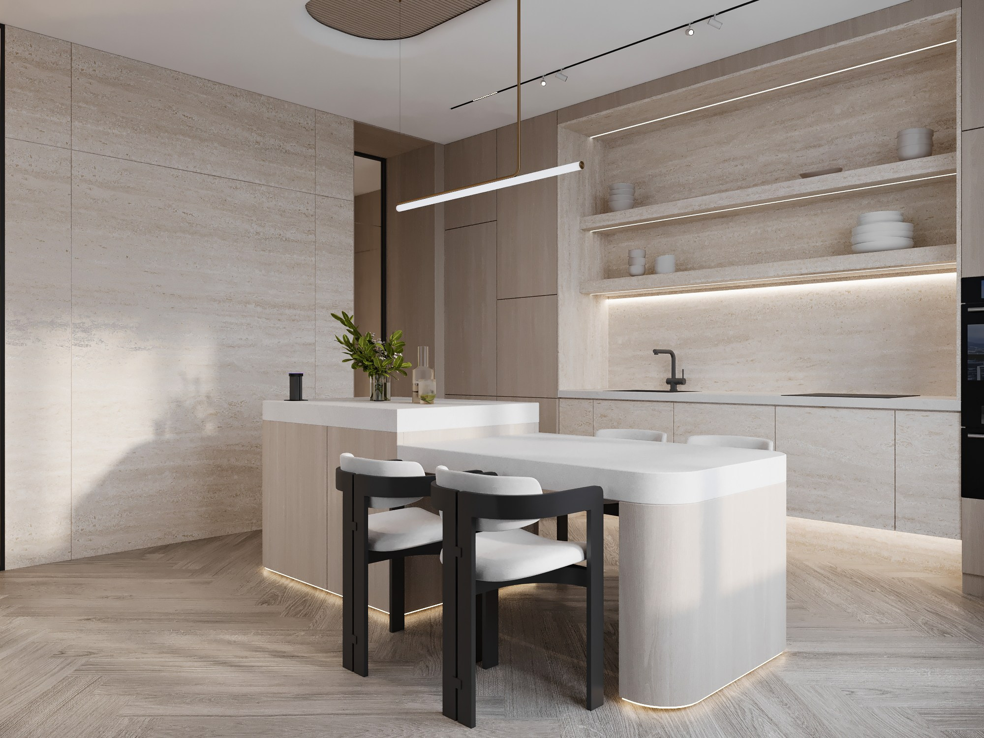 ЖК «Аль-Фараби 27», 120 м². Room Design Studio
