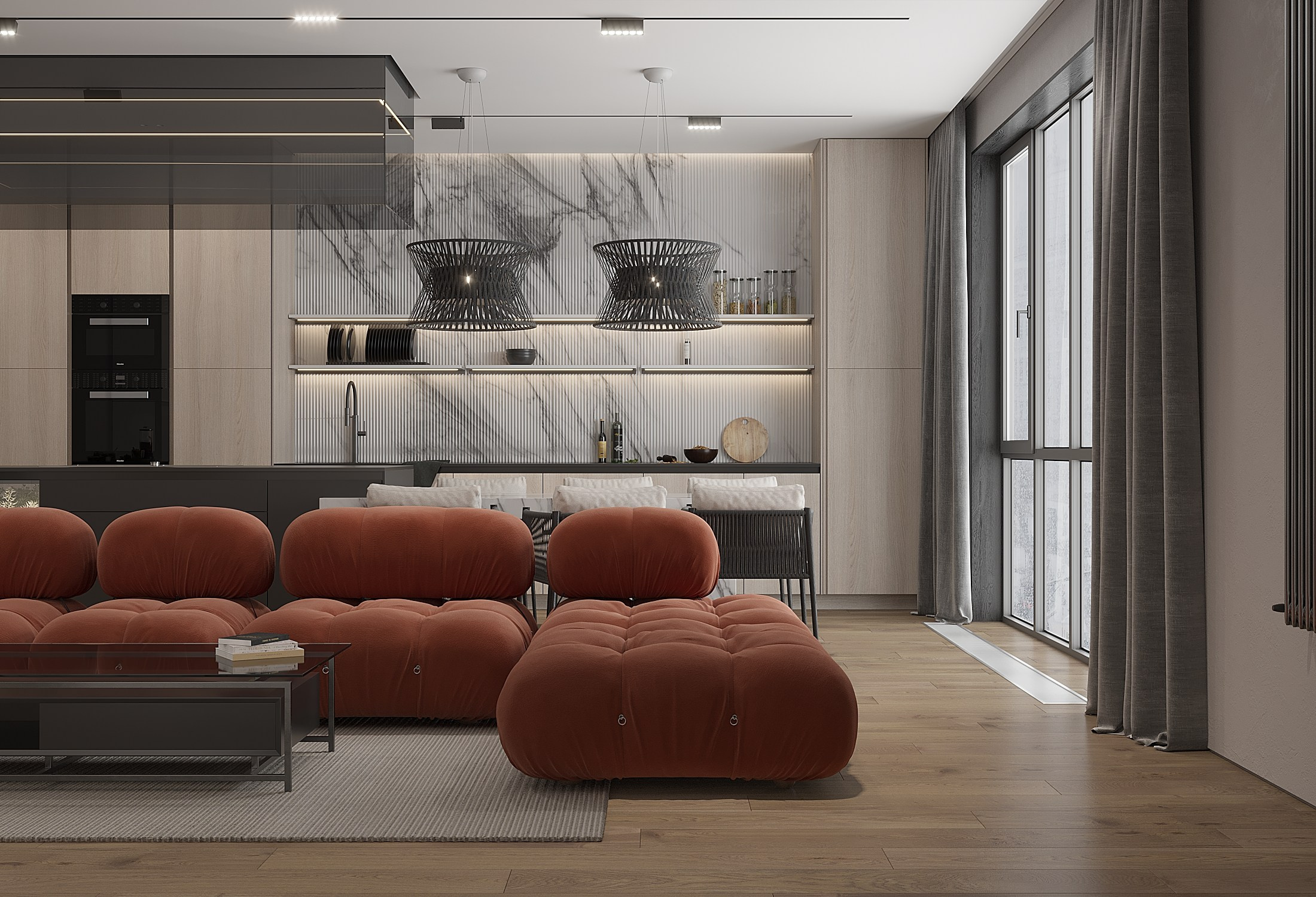 ЖК «ALATAY HILLZ», 130 м². Room Design Studio