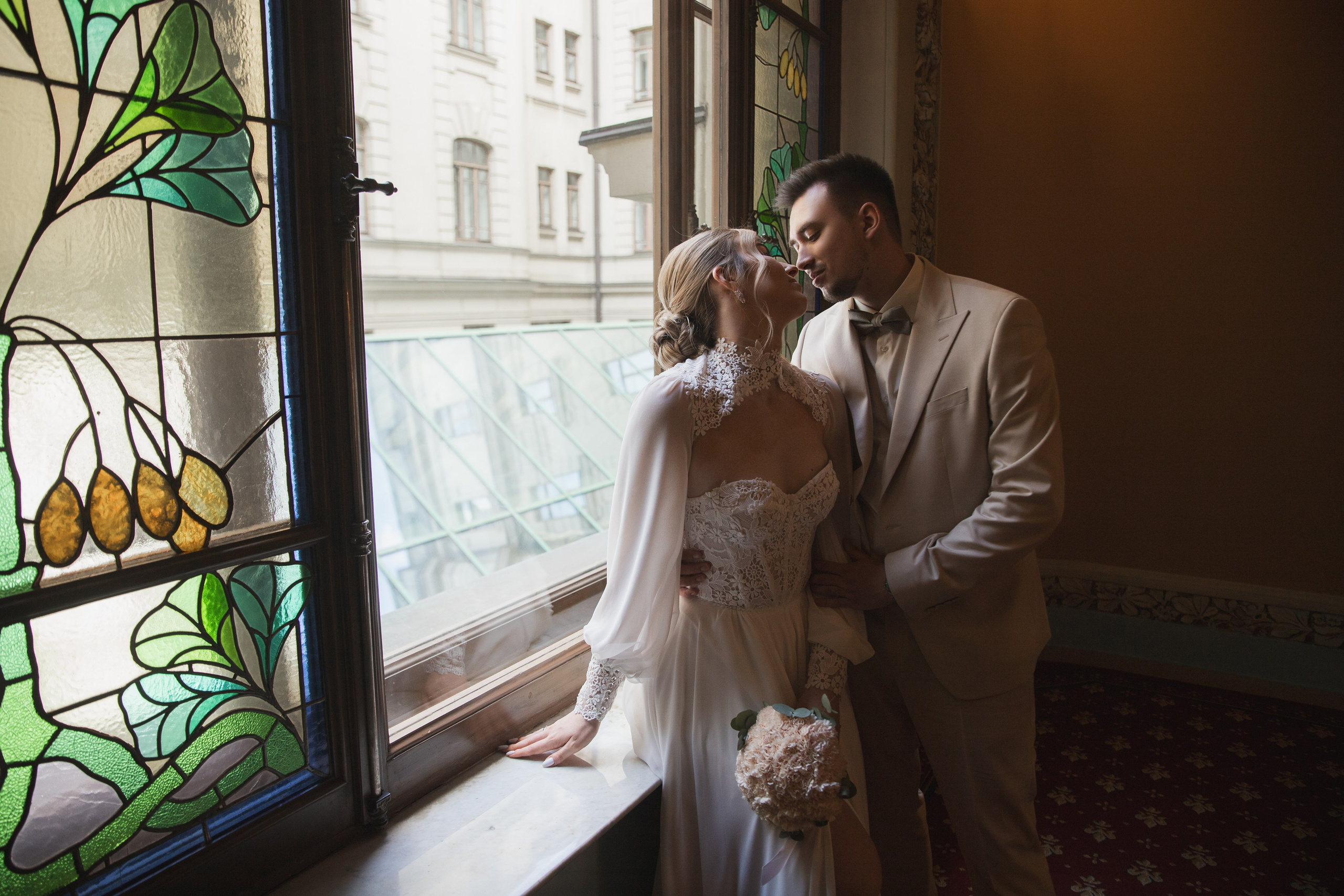 Националь + Пушкинский музей. Свадебный и портретный фотограф в Москве Мария Кравченко