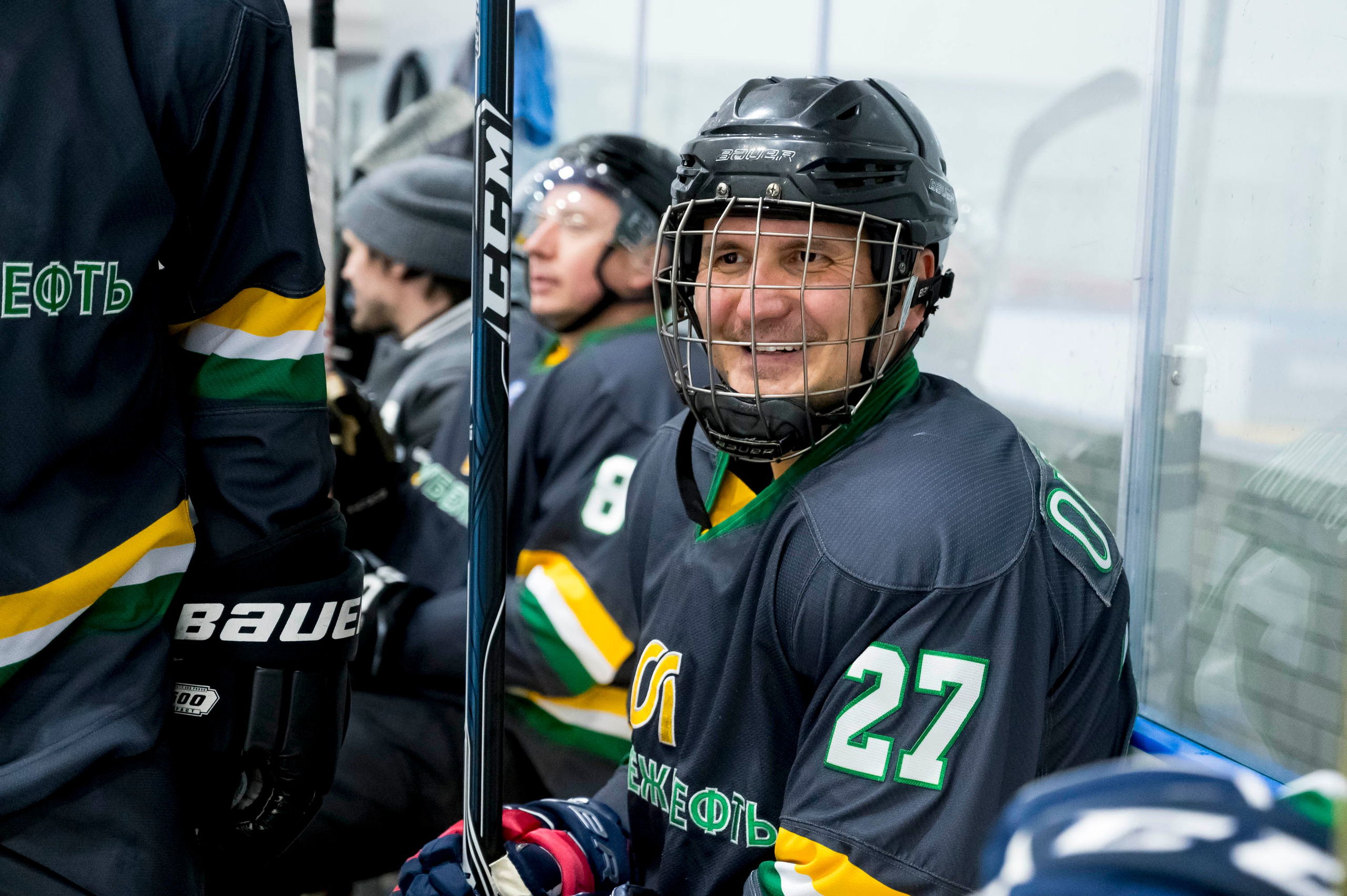 Хоккейный матч корпоративной команды Зарубежнефть. Репортажный фотограф и видеограф Слава Думчев. Тимбилдинги, отчетники, корпоративы