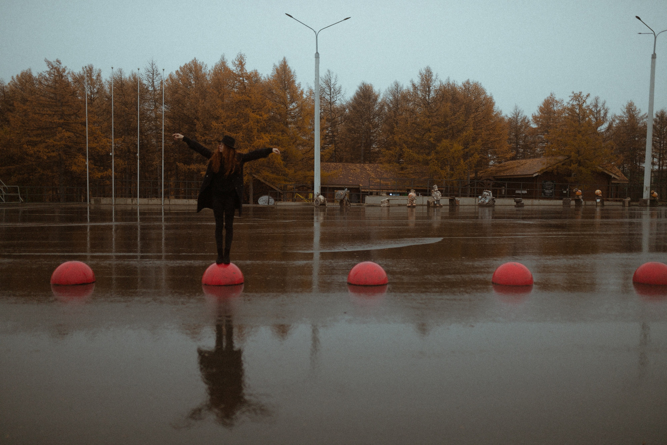 Полина. Шляпа. Дождь. Фотограф в Москве