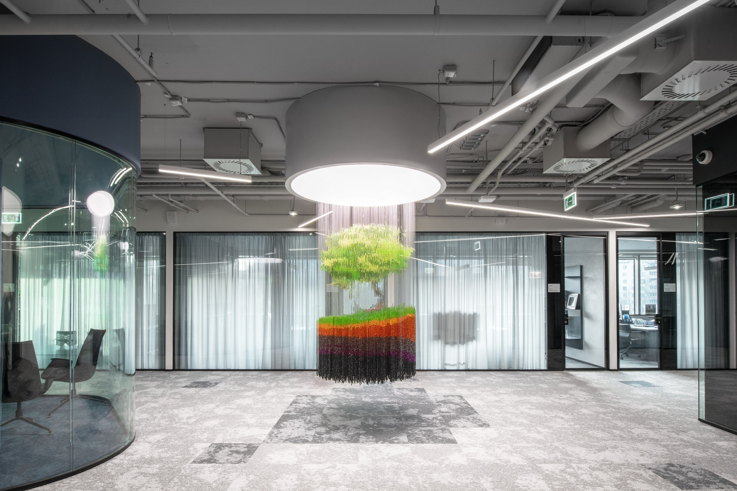 Raspadskaya Coal Company. Architectural and interior design