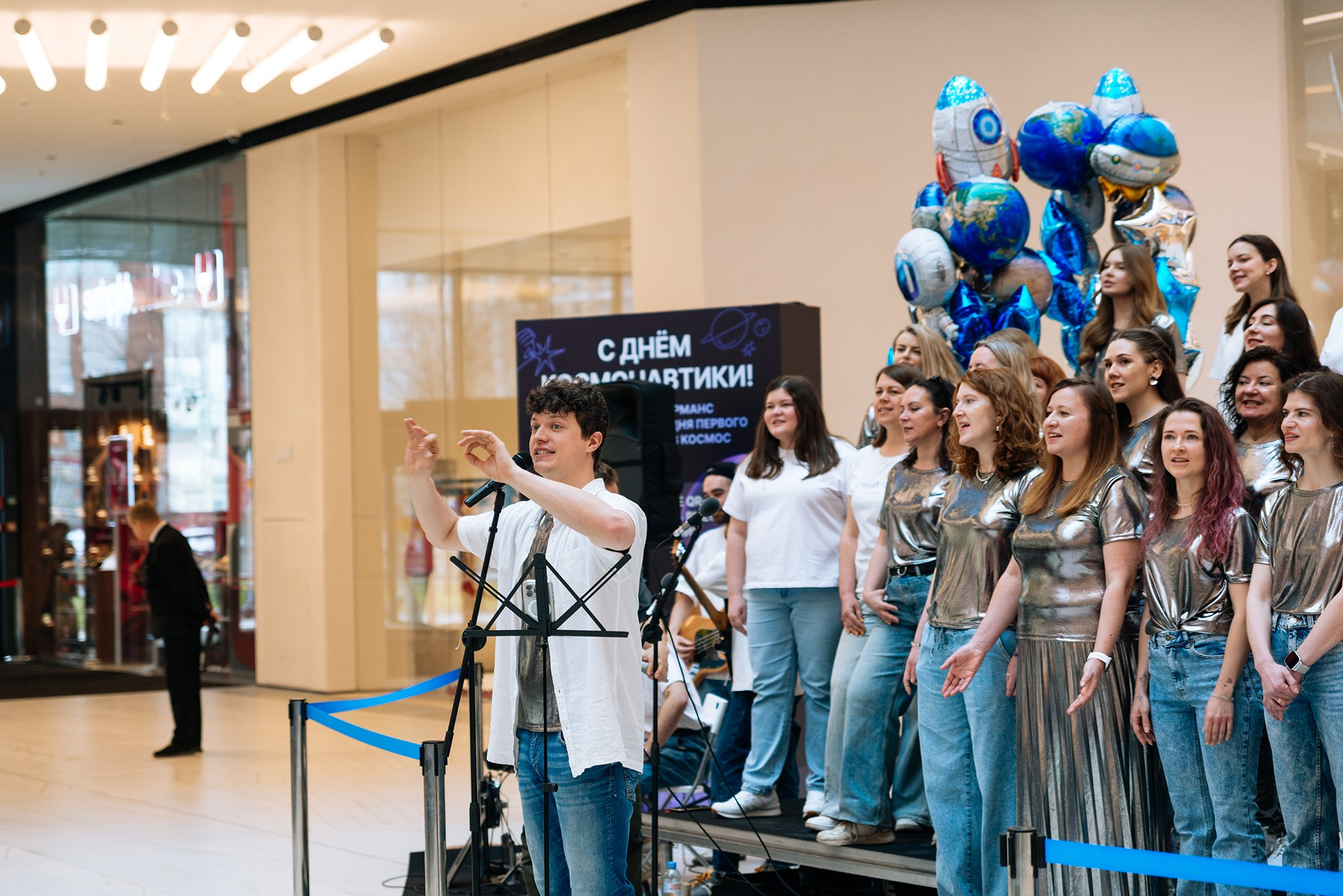 Нескучный хор ТРЦ «Голливуд». Апрель 26. Репортажный фотограф в Санкт-Петербурге Анастасия Клёпова