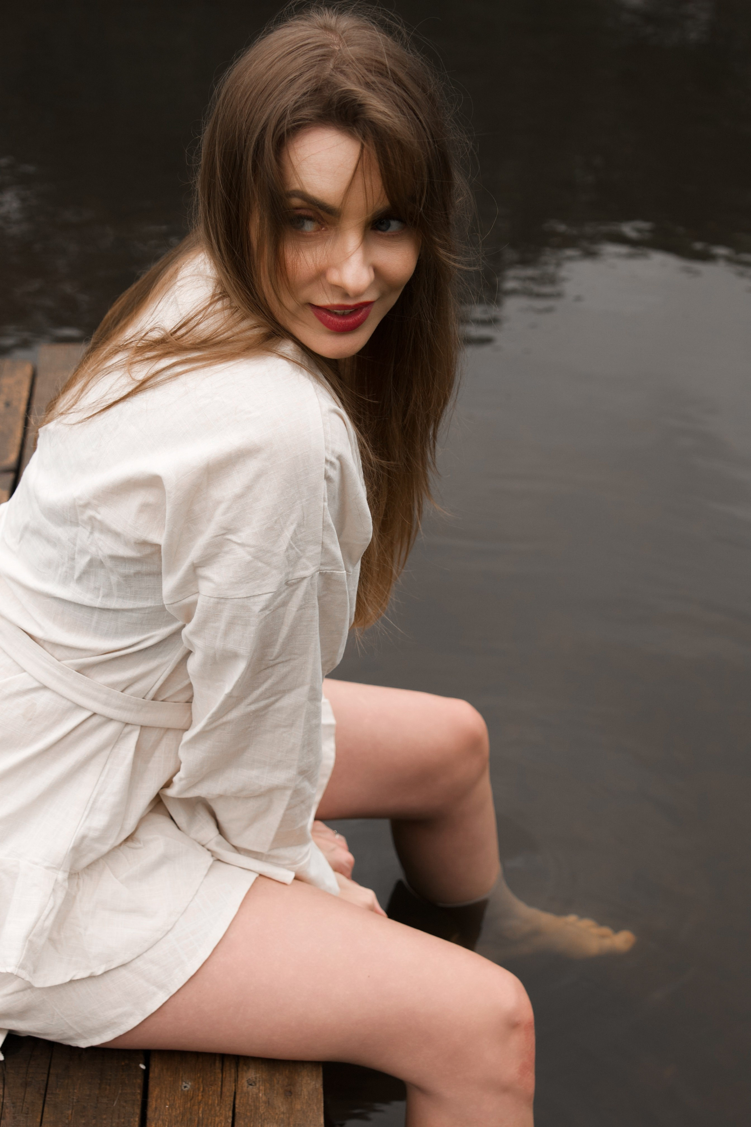 Настенька и река. Фотограф Ирина Воробьева