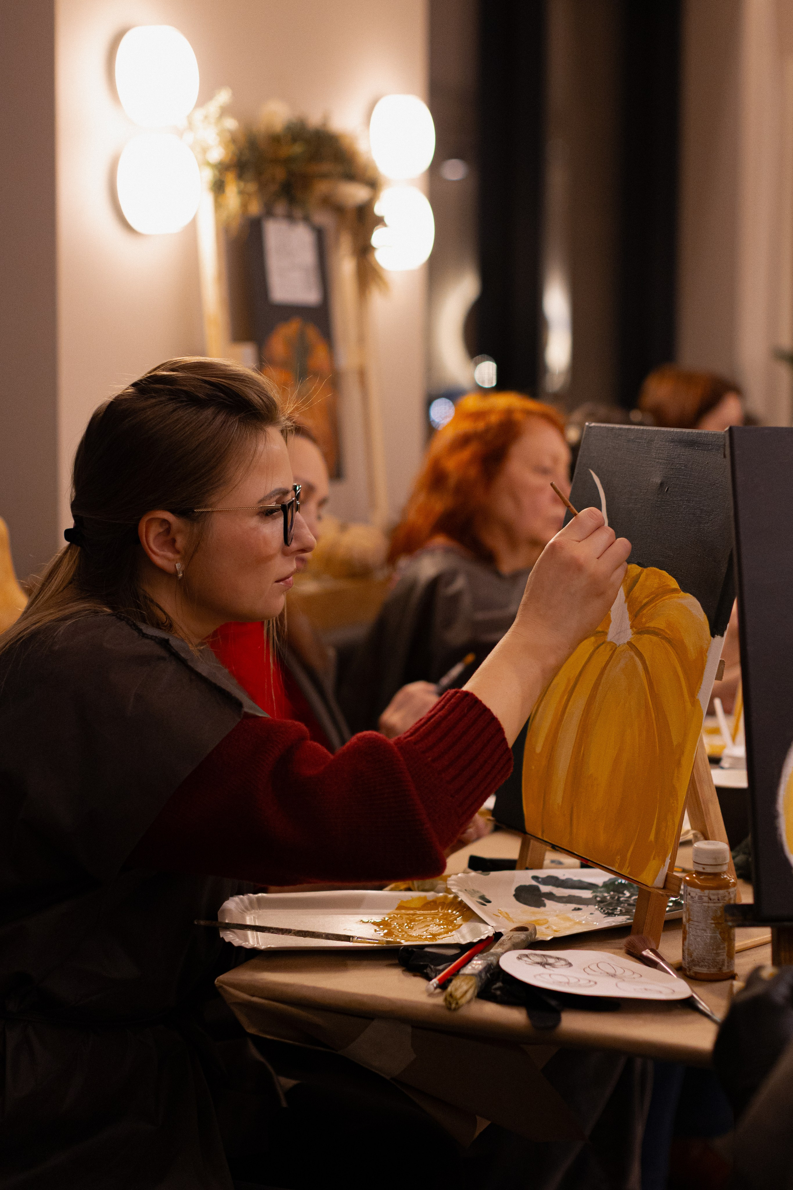 МК Тыква в кафе Здрасте. Анастасия Ракчеева Художник