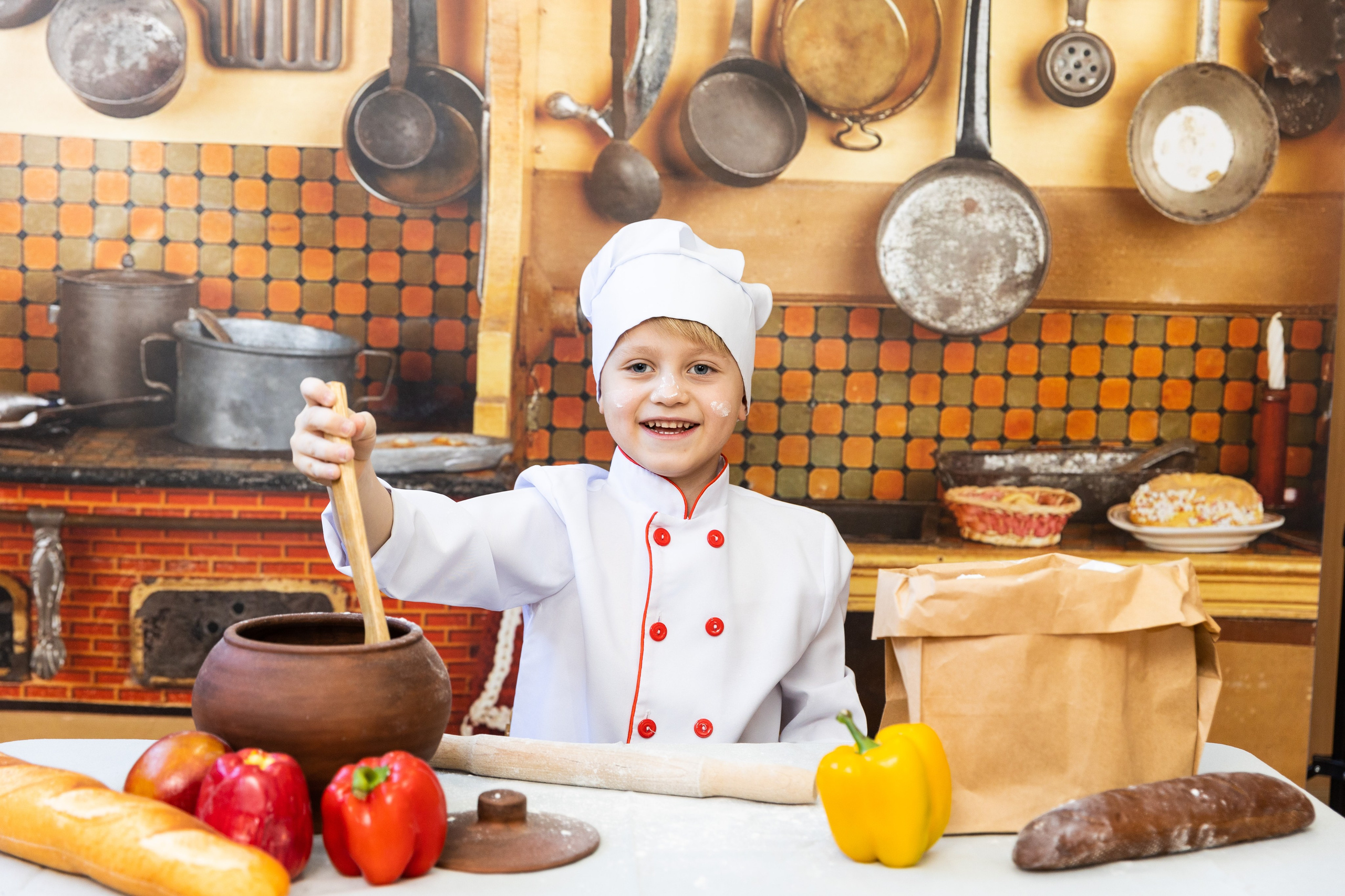 Тематическая «Поварята». Семейный, детский, школьный фотограф в Благовещенске Яна Белоусова