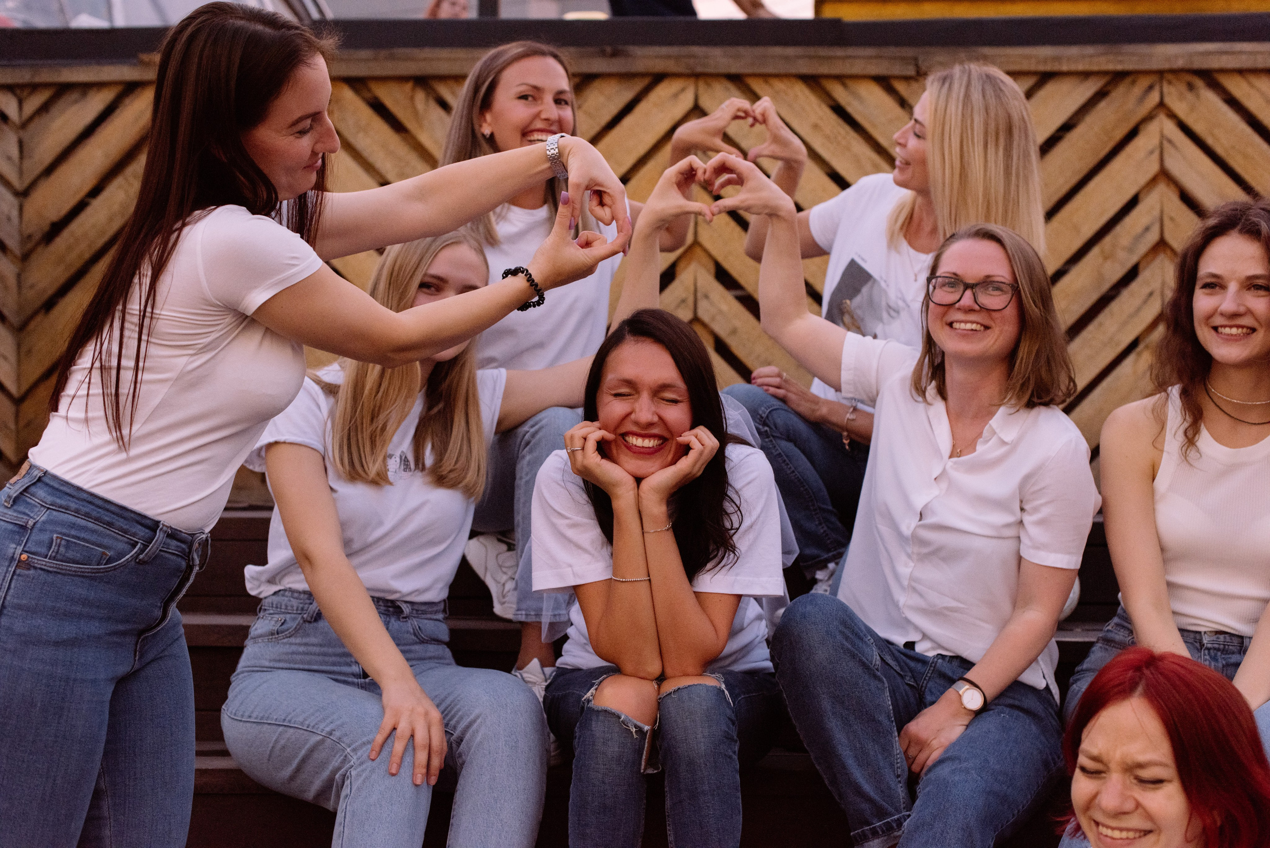 Девичник на крыше Loft. Свадебный фотограф в Москве Анна Полушина