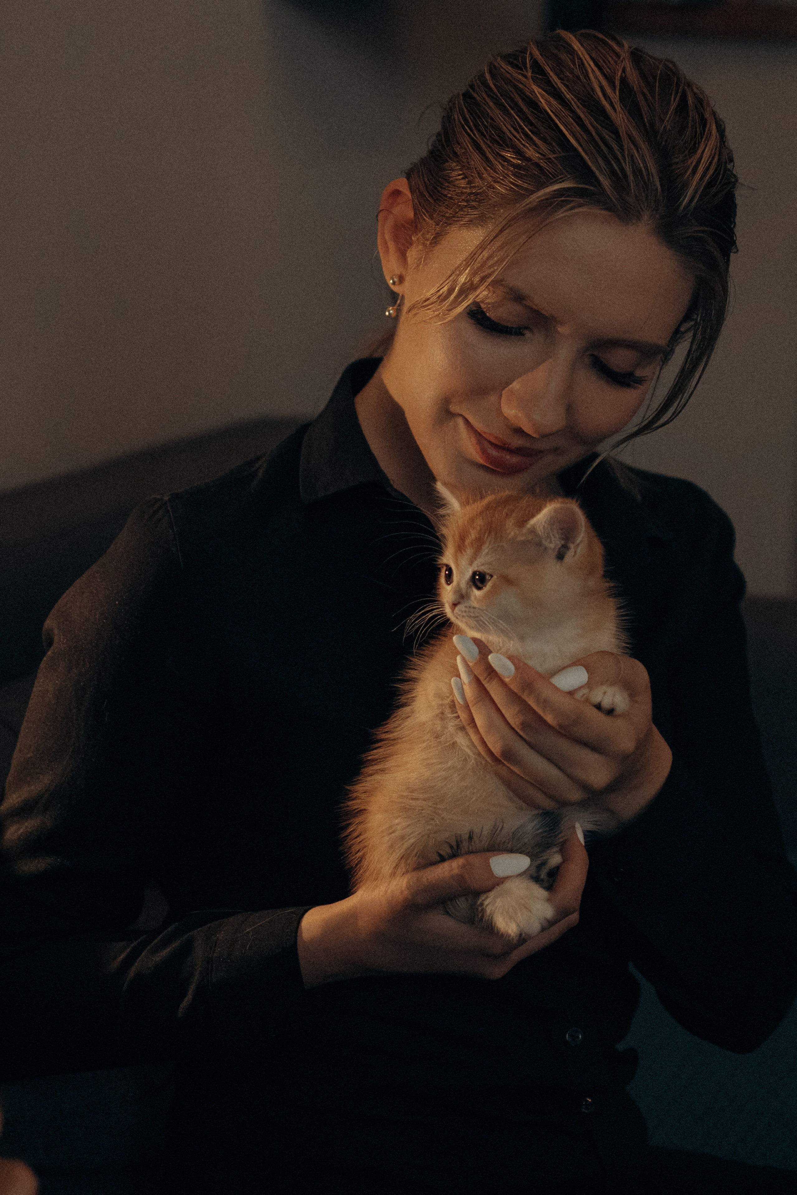 Илья, Люба и котики. Фотораф — анималист Мария Шистка