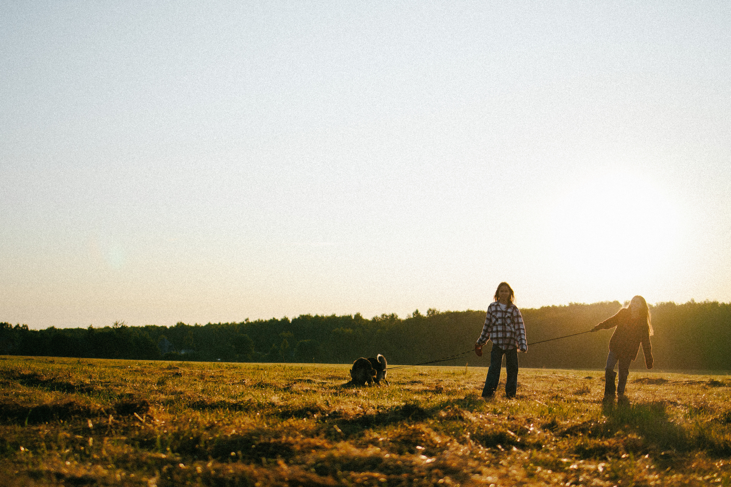 Девочки и рассвет. Фотораф — анималист Мария Шистка