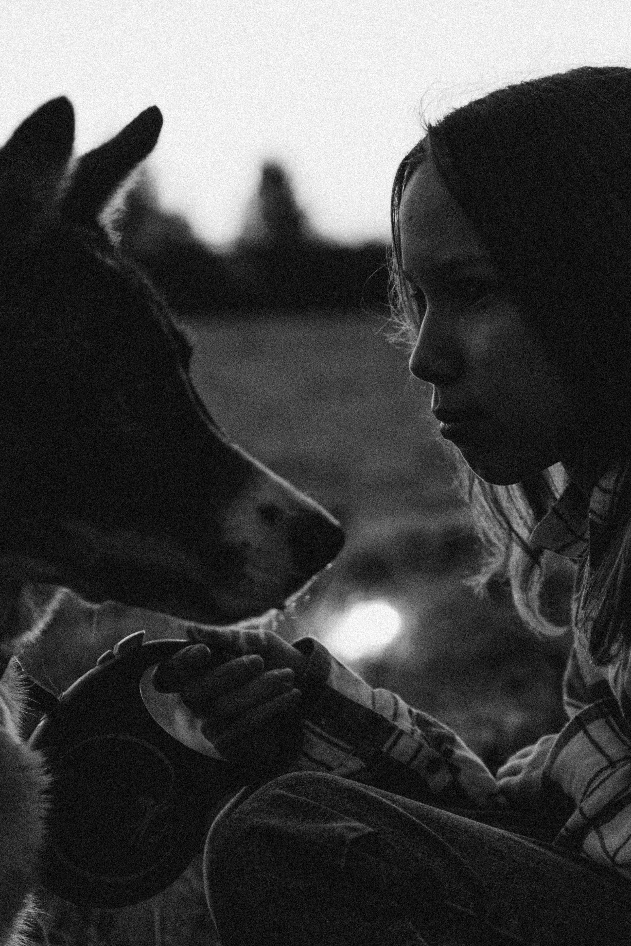 Девочки и рассвет. Фотораф — анималист Мария Шистка
