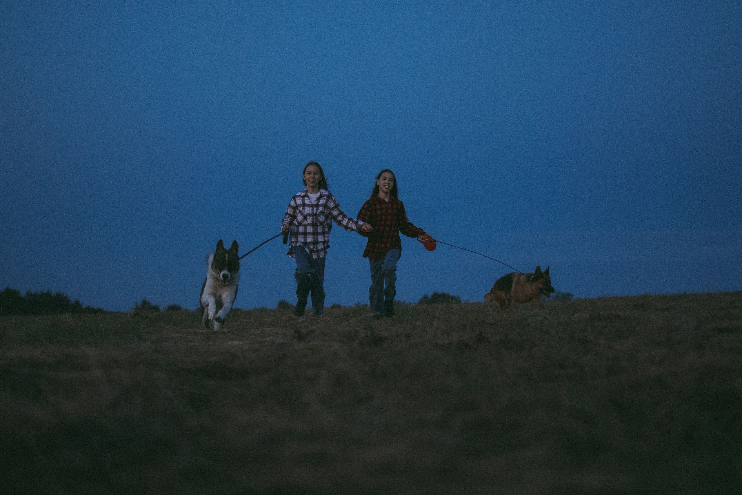Девочки и рассвет. Фотораф — анималист Мария Шистка