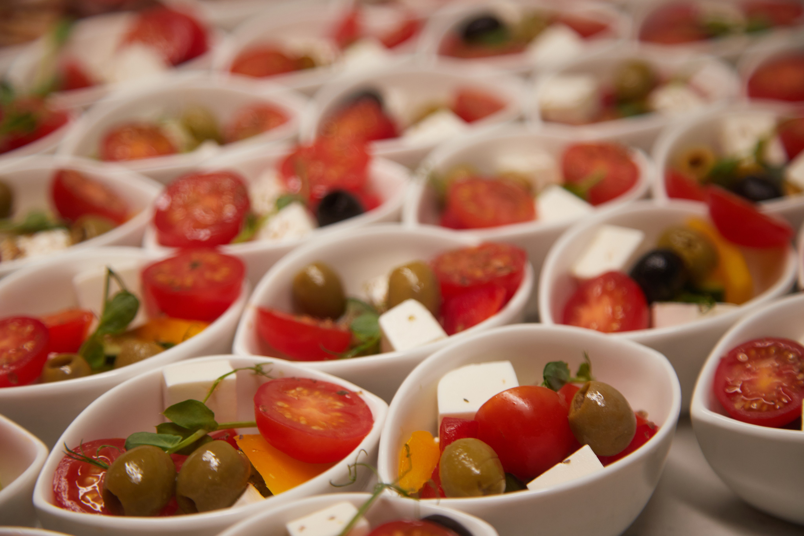 Кейтеринг  — фуд-фотография: Закуска крупным планом