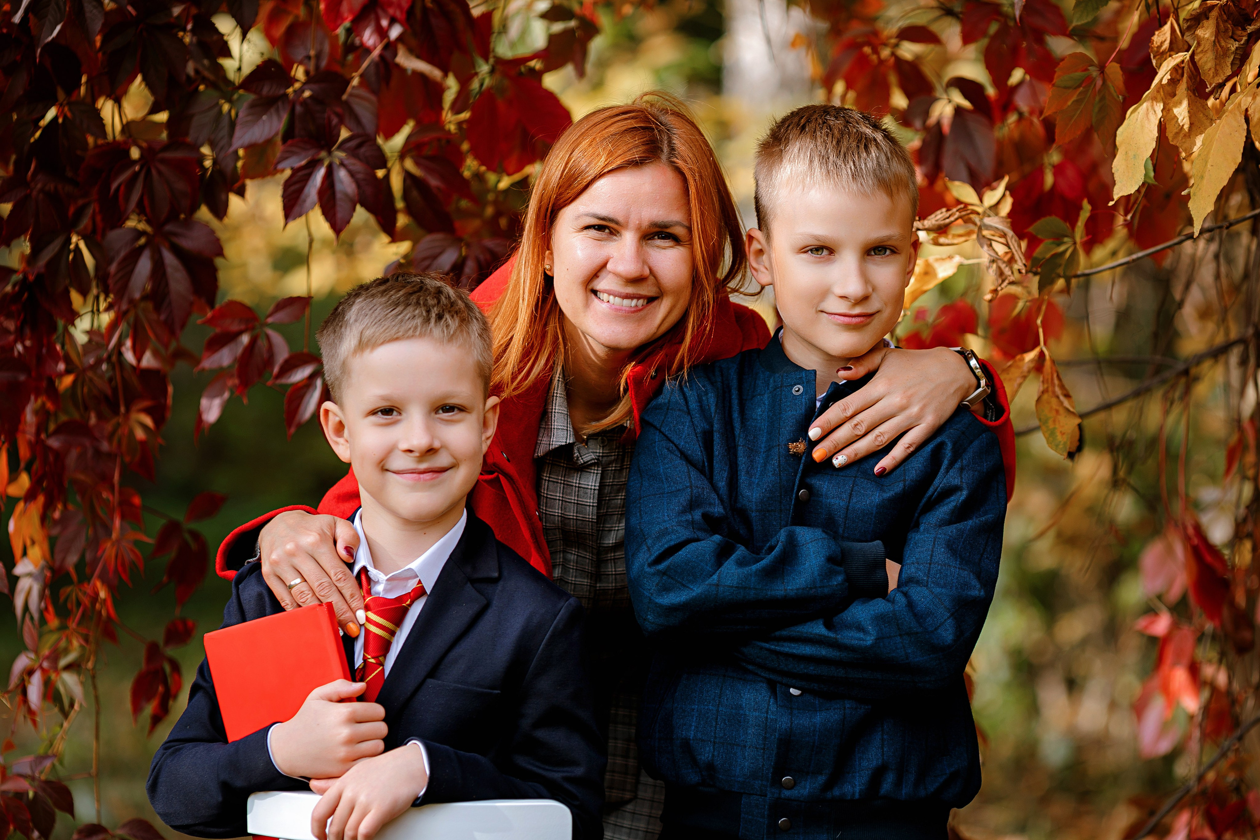 Школьный фотопроект «Здравствуй, школа!». Семейный фотограф в Москве выпускные альбомы Клюковская Надежда