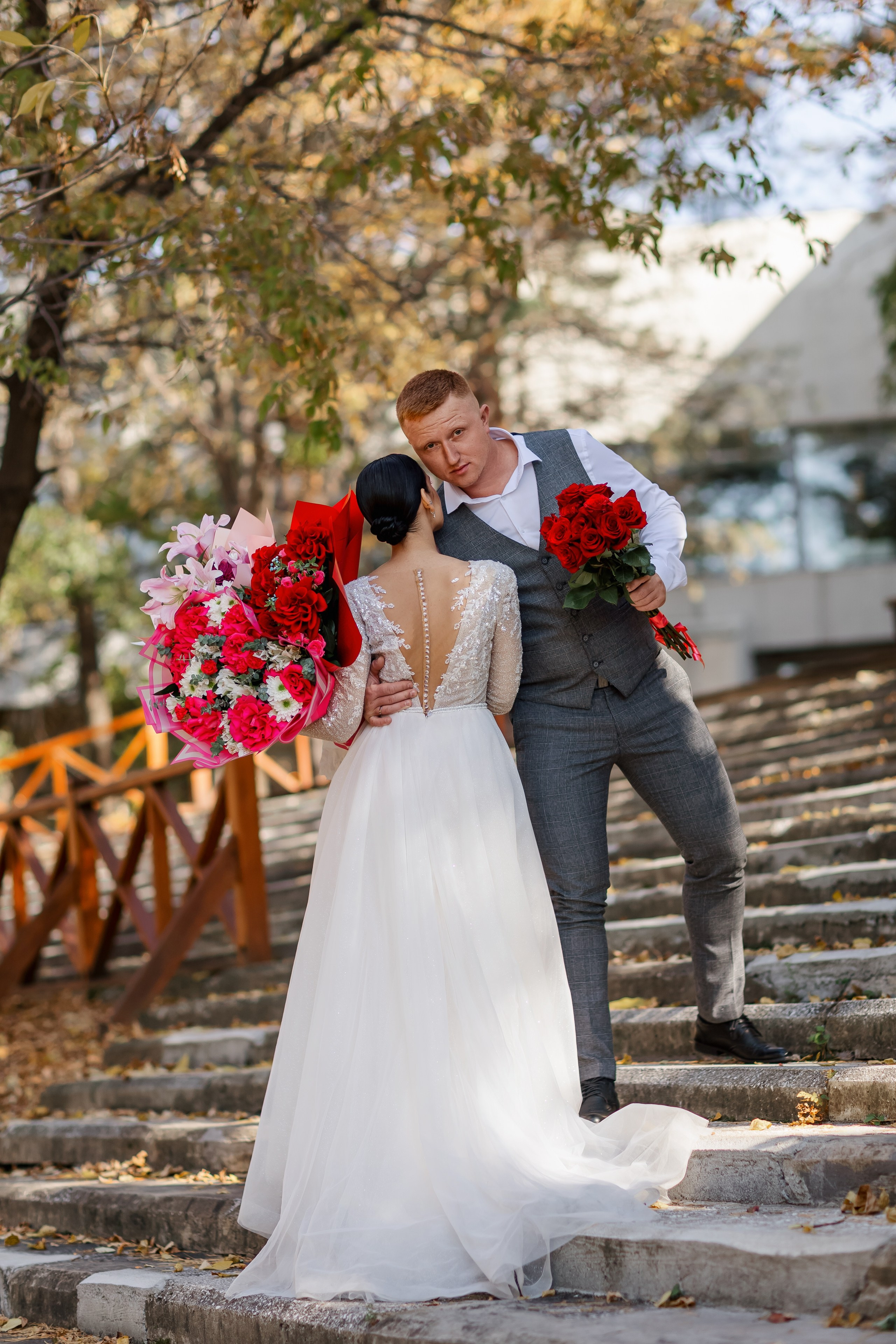 Степан и Алина. Красивая осенняя прогулка. Свадебный фотограф в Хабаровске